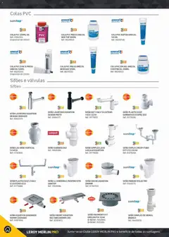 Pré-visualização Leroy Merlin Catálogo Pro válido de 09/06/2026 | Página: 82 | Produtos: Lava loiça, Pincel, Lavatório