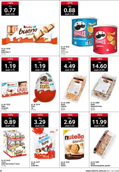 Prodega aktionen ab 20.07.2026 gültig | Seite: 26 | Produkte: Erdnüsse, Spabad, Schokolade