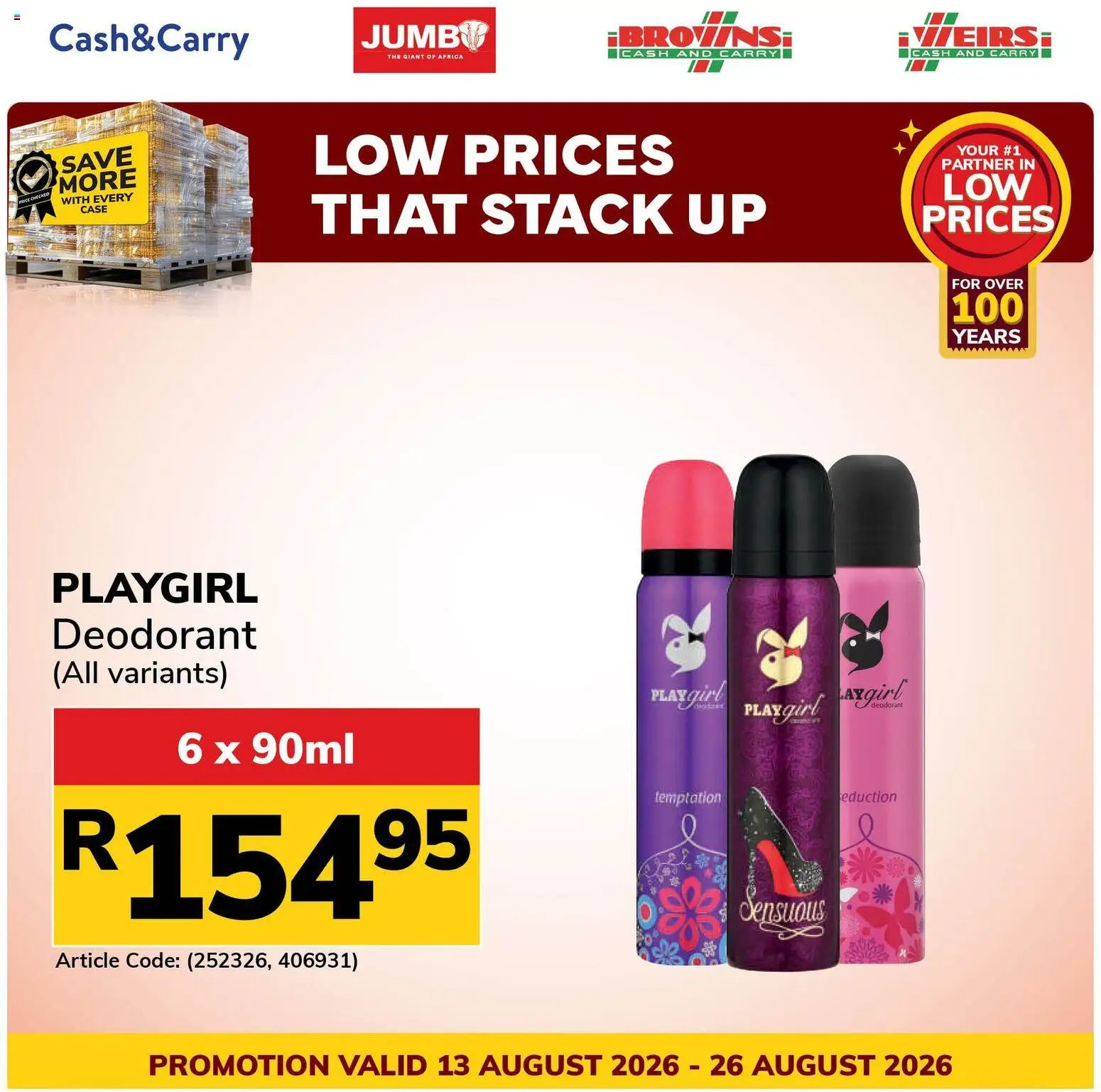New Jumbo catalogue – valid from 13/08/2026 | Page: 7 | Products: Case, Deodorant