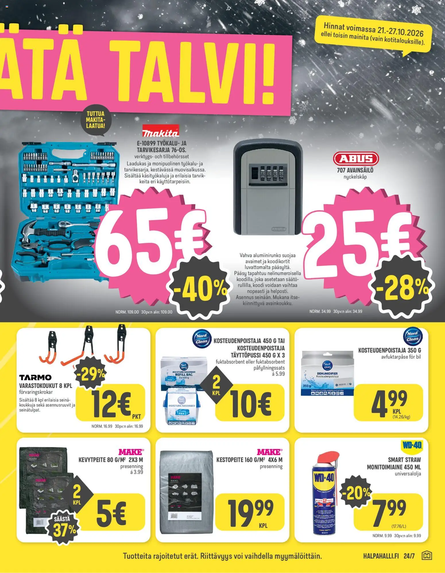 Halpa Halli tarjoukset – voimassa 21/10/2026 alkaen | Sivu: 11