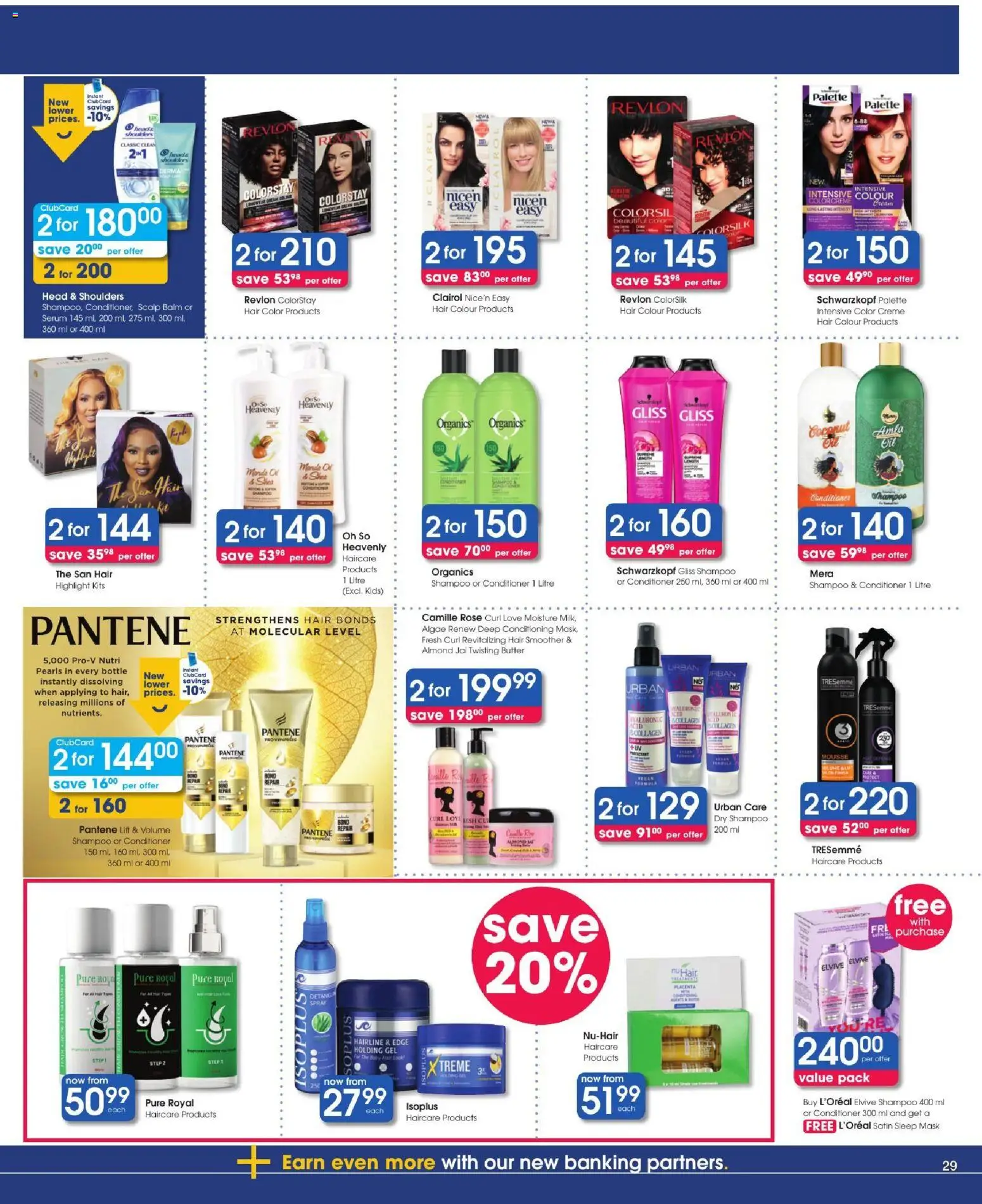 New Clicks catalogue – valid from 22/10/2026 | Page: 29 | Products: Hair colour, Shampoo, Hair color, Mask