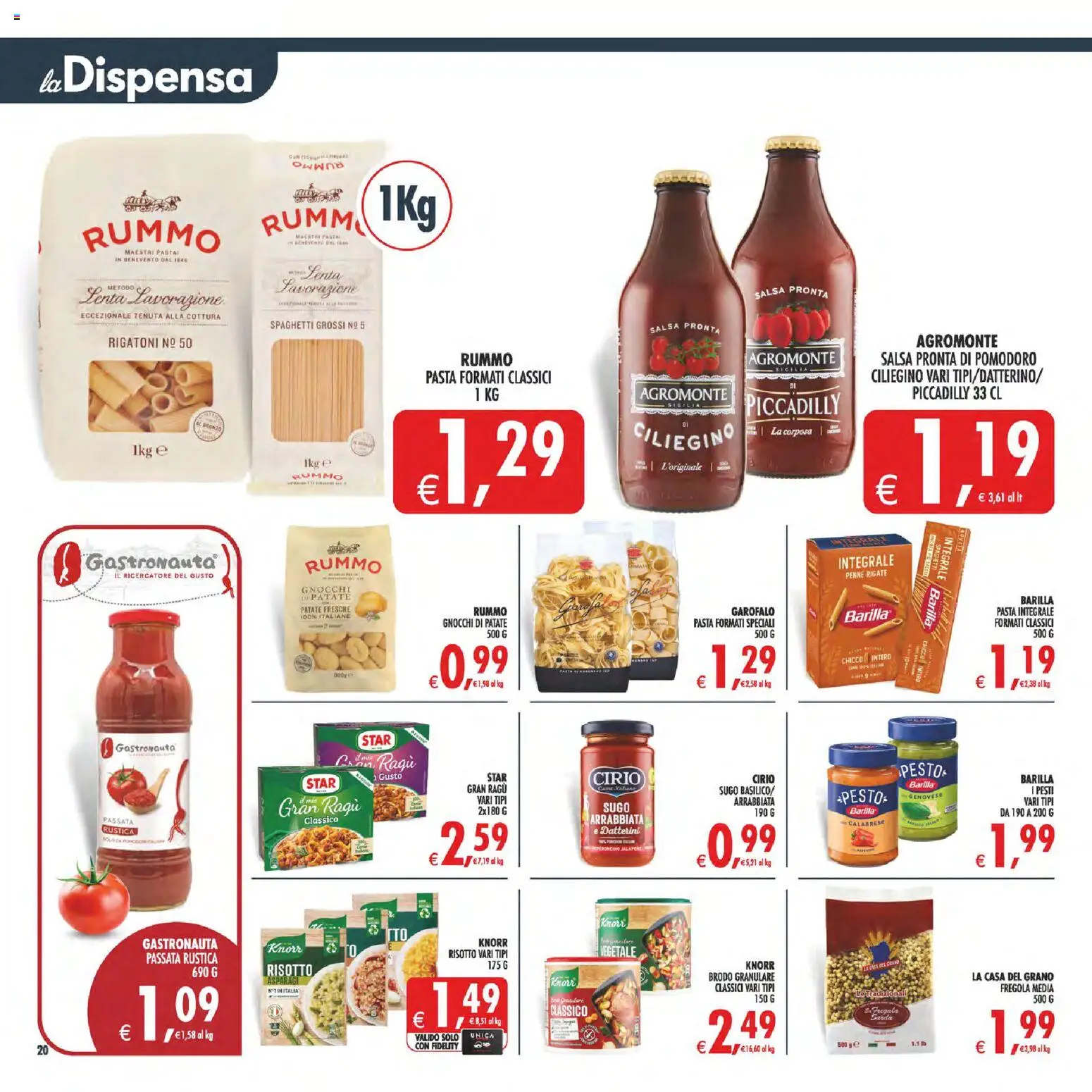 Volantino Decò del 08.05.2026 | Pagina: 23 | Prodotti: Patate, Ragú, Gnocchi, Penne