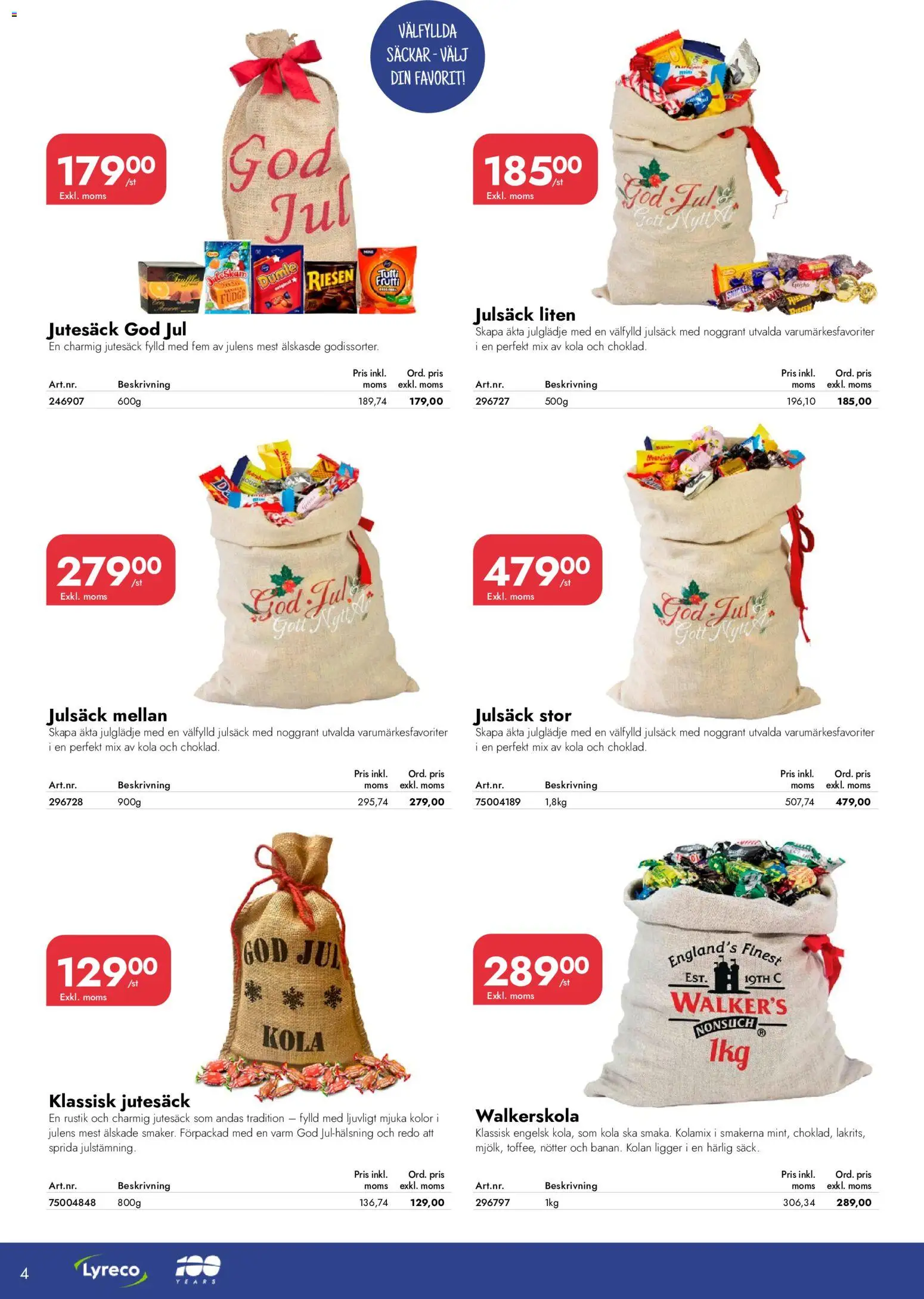 Lyreco reklamblad aktuell från 16/09/2026 | Sida: 4 | Produkter: Nötter