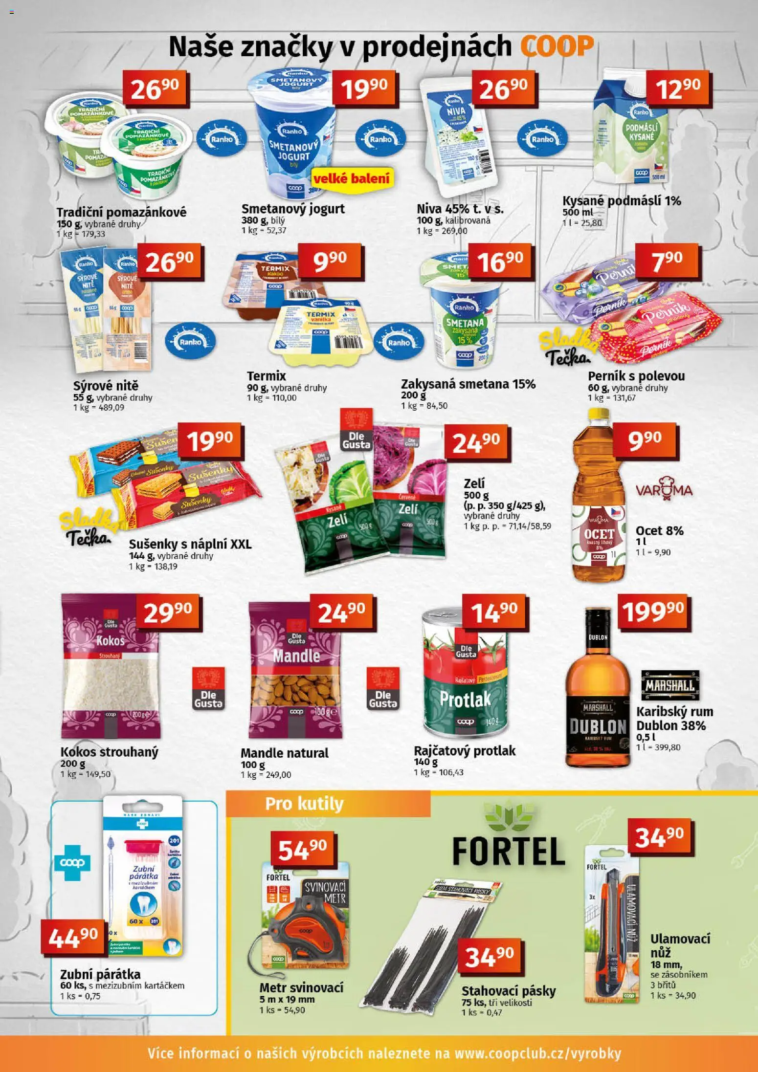 Coop leták - Tuty od 20.05.2026 | Strana: 9 | Produkty: Zelí, Perník, Nůž, Kakao