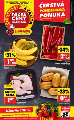 Biedronka leták platný od 05.10.2026