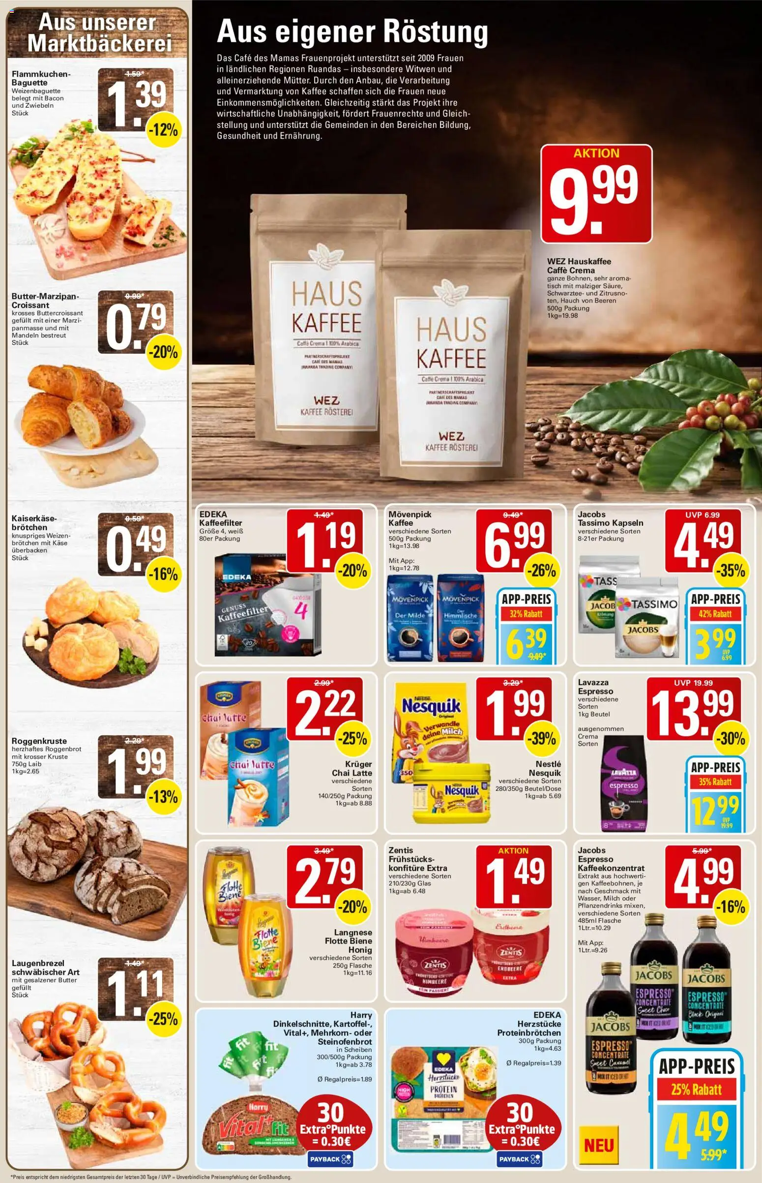 WEZ Prospekt – gültig ab 14.09.2026 | Seite: 10 | Produkte: Lavazza, Nesquik, Milch, Croissant