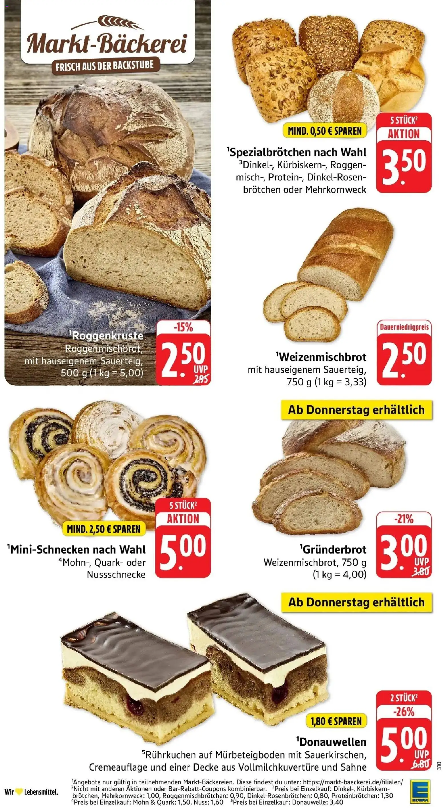 Edeka Prospekt Mühlheim / Donau (ab 21.09.2026) » Angebote Online | Seite: 14 | Produkte: Decke, Quark, Sahne