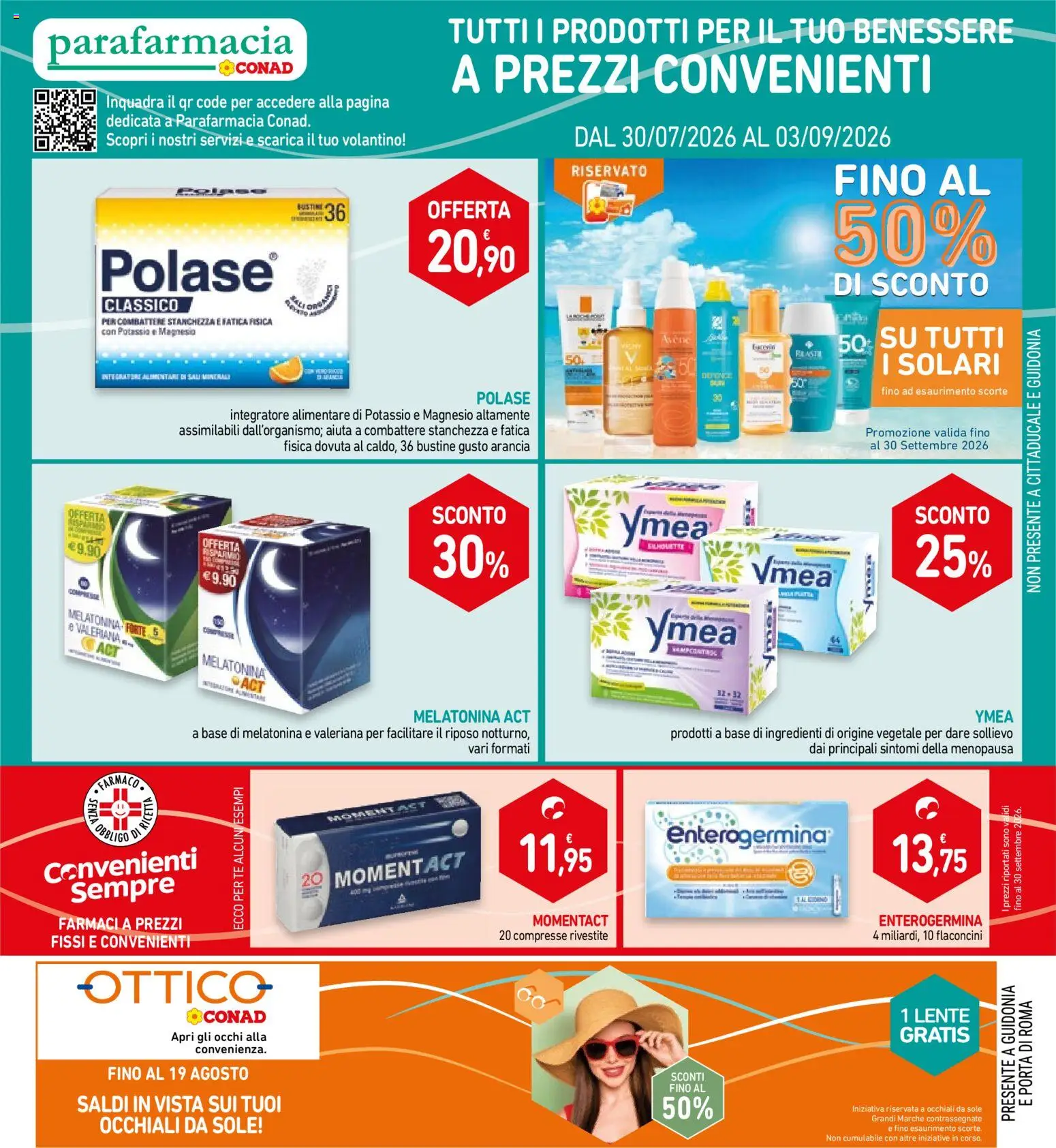 Volantino Spazio Conad del 11/08/2026 | Pagina: 32 | Prodotti: Valeriana, Tè, Arancia, Ingredienti