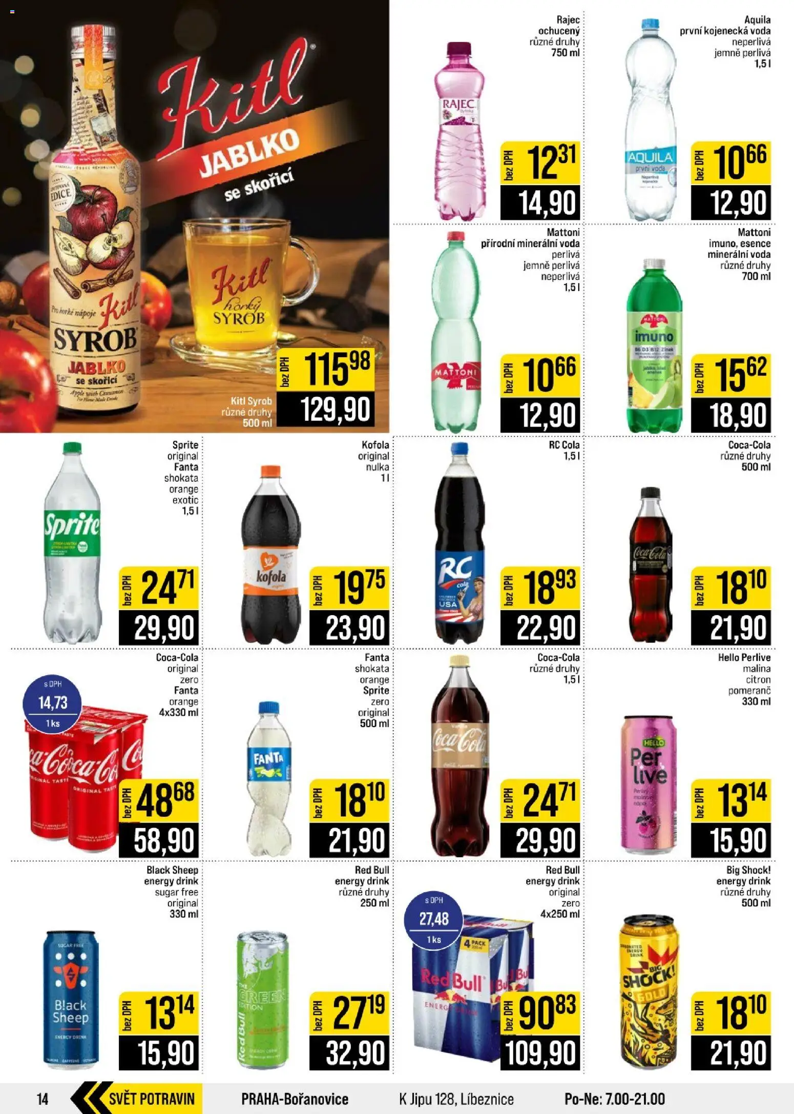 Jip leták - Cash & Carry od 14.10.2026 | Strana: 14 | Produkty: Fanta, Apple, Red Bull, RC Cola