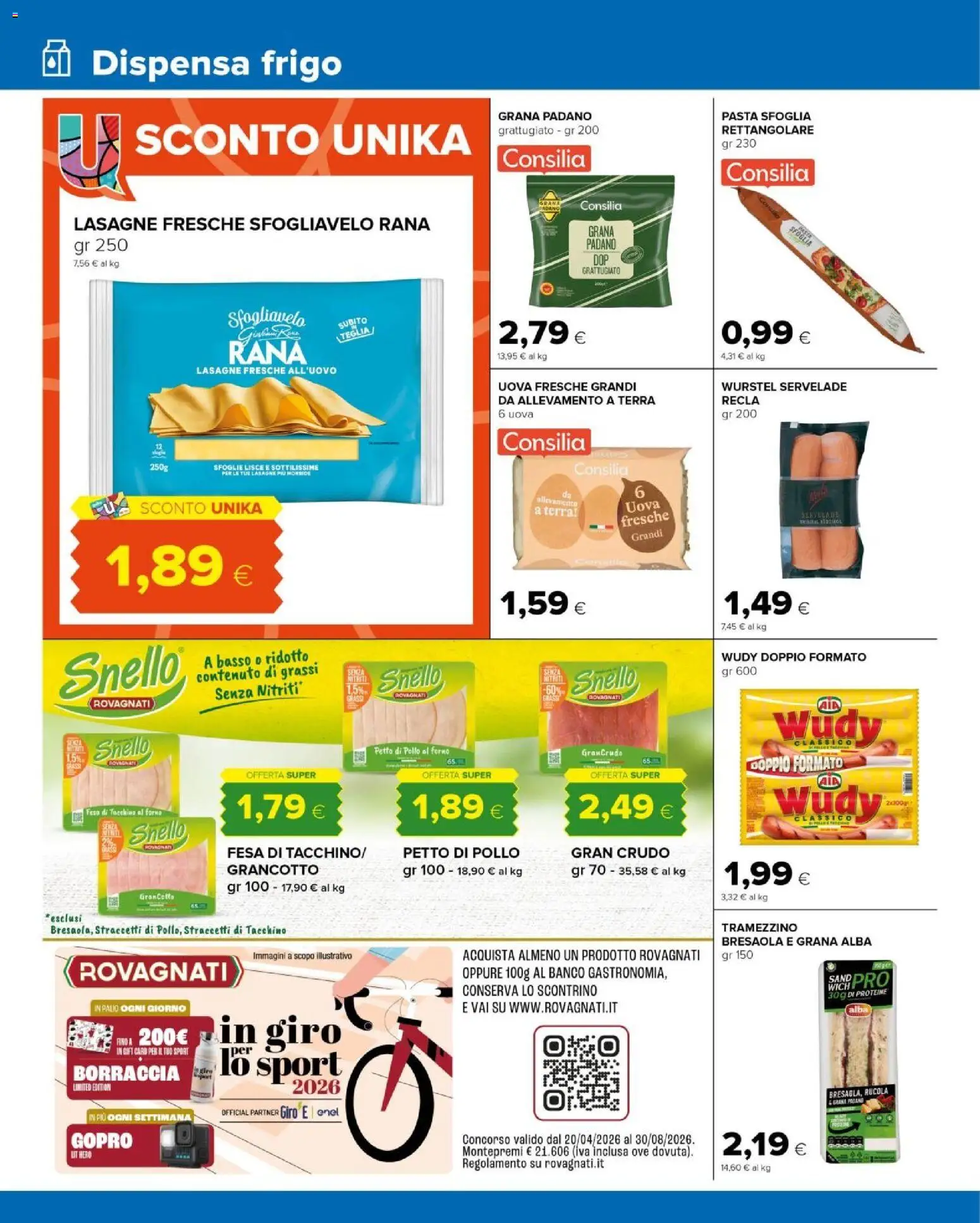 Volantino Tigre del 12/08/2026 | Pagina: 6 | Prodotti: Uova, Teglia, Bresaola, Tramezzino
