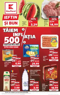 Ofertele Kaufland valabile de la 24.06.2026