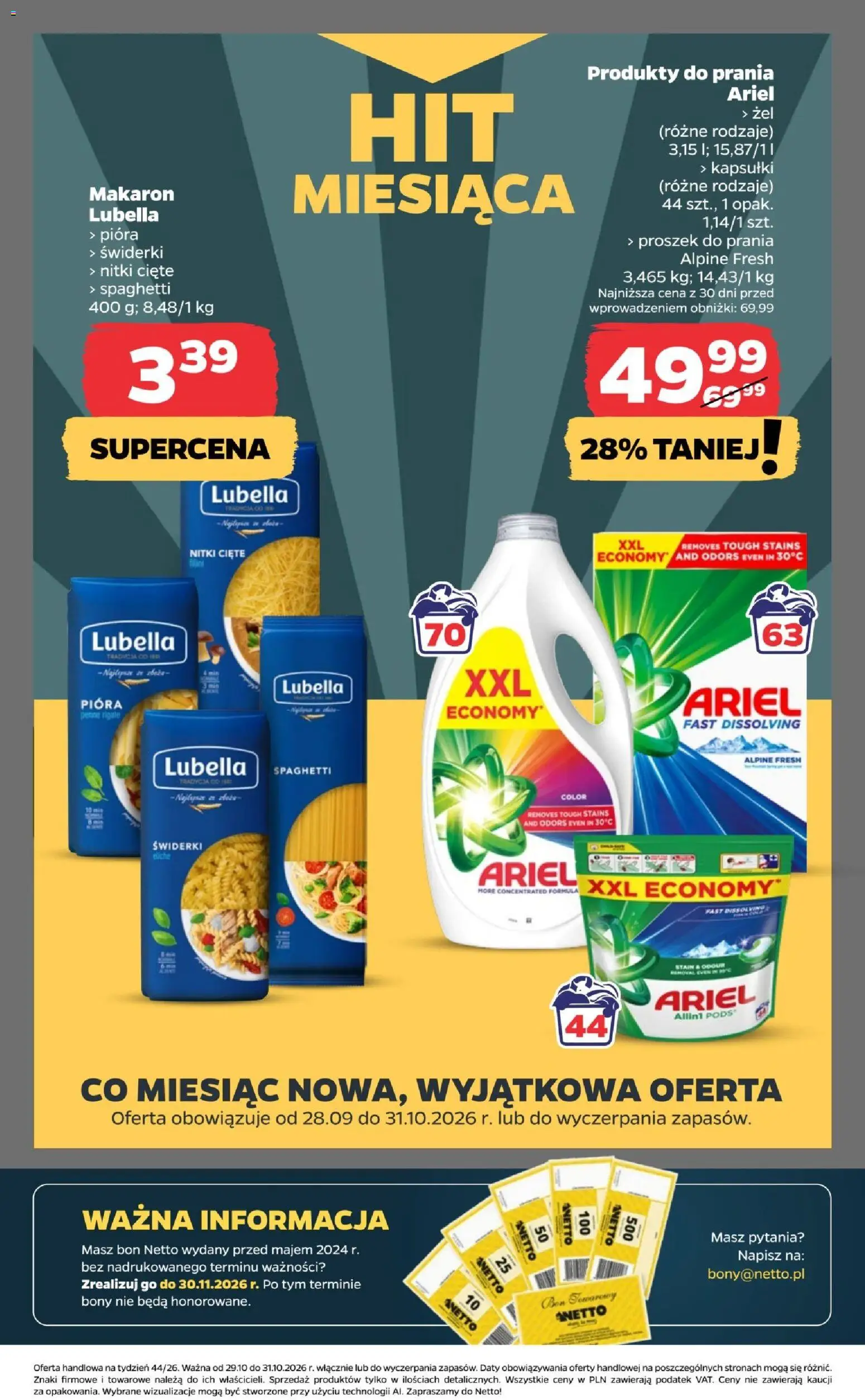 Netto gazetka od czwartku od 29.10.2026 | Strona: 28