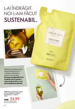 Ofertele Oriflame valabile de la 09.09.2026 | Pagină: 28 | Produse: Body, Săpun, Săpun lichid, Lămâie