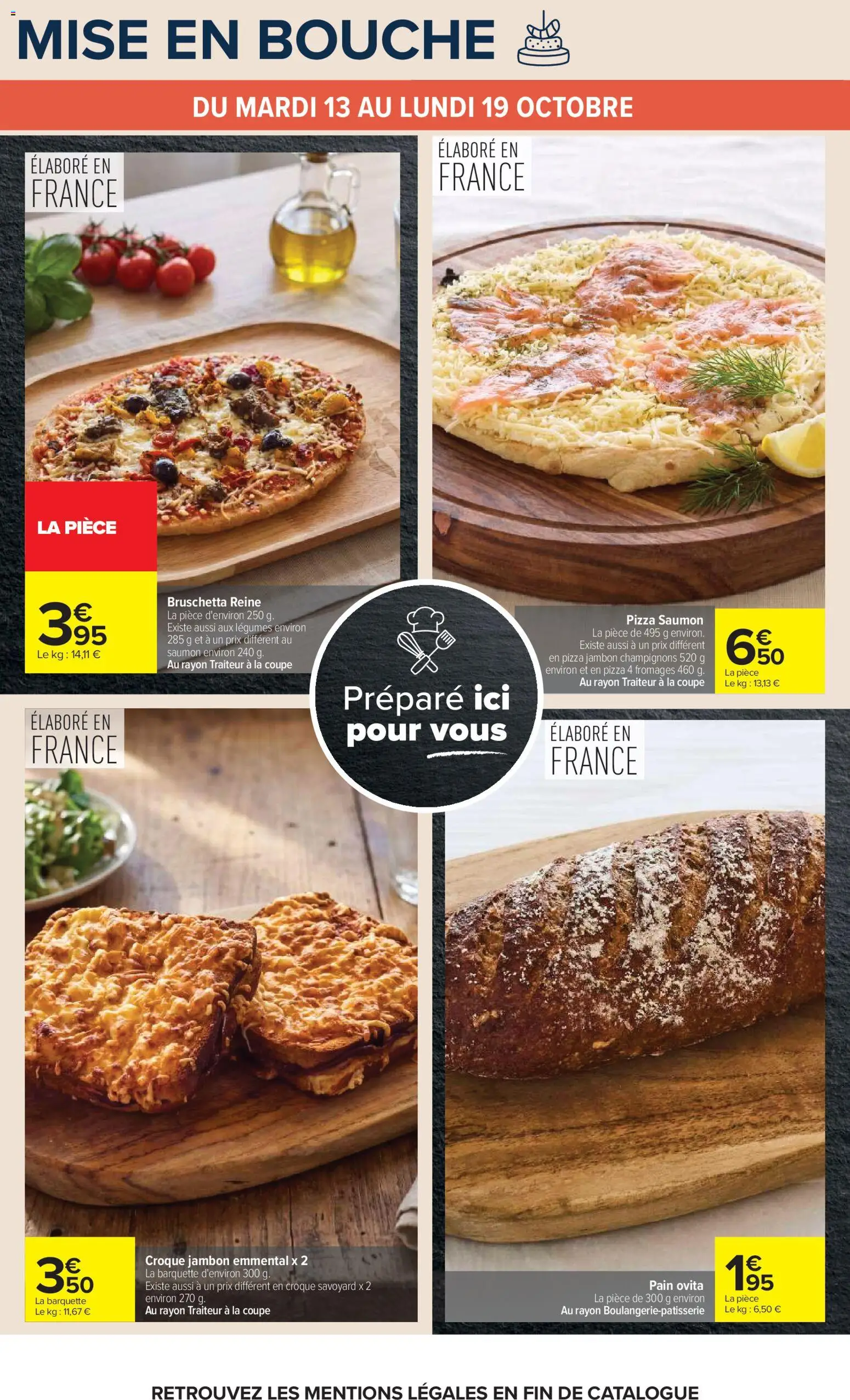 {H1} | Page: 24 | Produits: Sandwich, Emmental, Bruschetta, Pizza