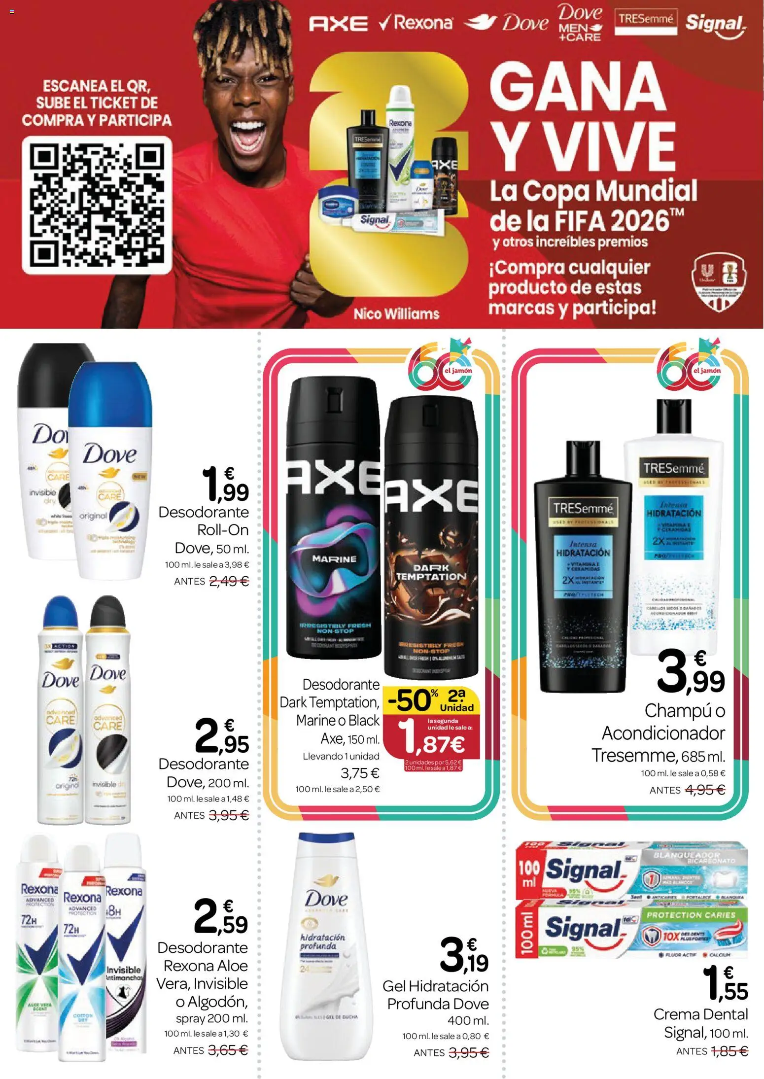 Supermercados El Jamón folleto │ válido desde el 28.05.2026 | Página: 35 | Productos: Gel de ducha, Desodorante, Jamón, Ducha