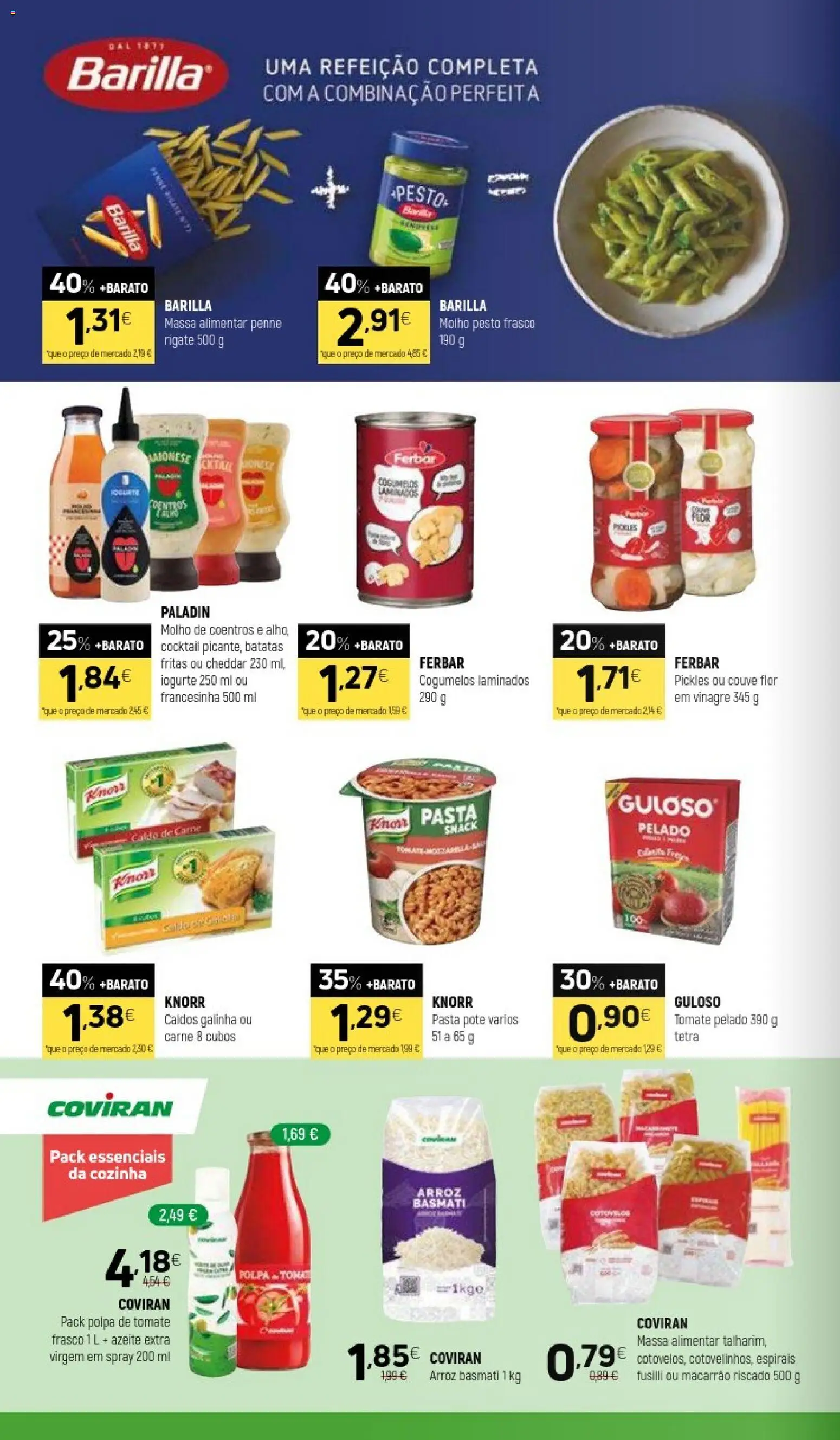Coviran folheto │ válido de 22/09/2026 | Página: 8 | Produtos: Arroz basmati, Cheddar, Macarrão, Couve