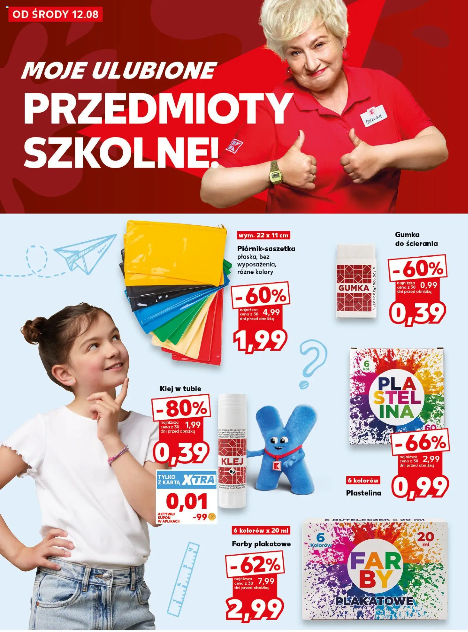 Kaufland Polsko leták - Nowy rok szkolny od 12.08.2026 | Strana: 4 | Produkty: Plastelína