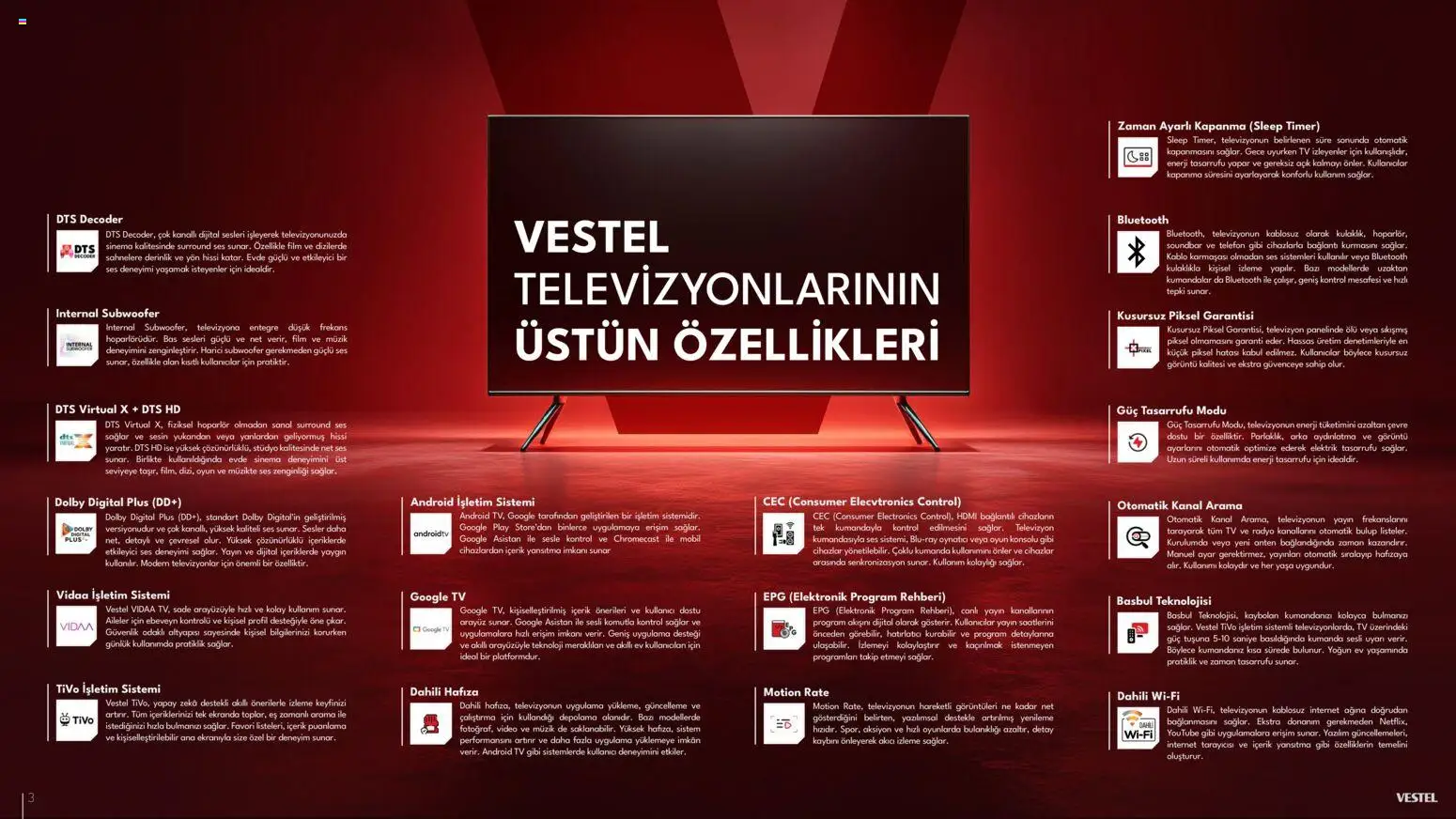 Vestel aktüel ürünler kataloğu yayımlandı! Bu hafta Salıdan itibaren 10 Mart 2026 günü Vestel indirimli ürünleri