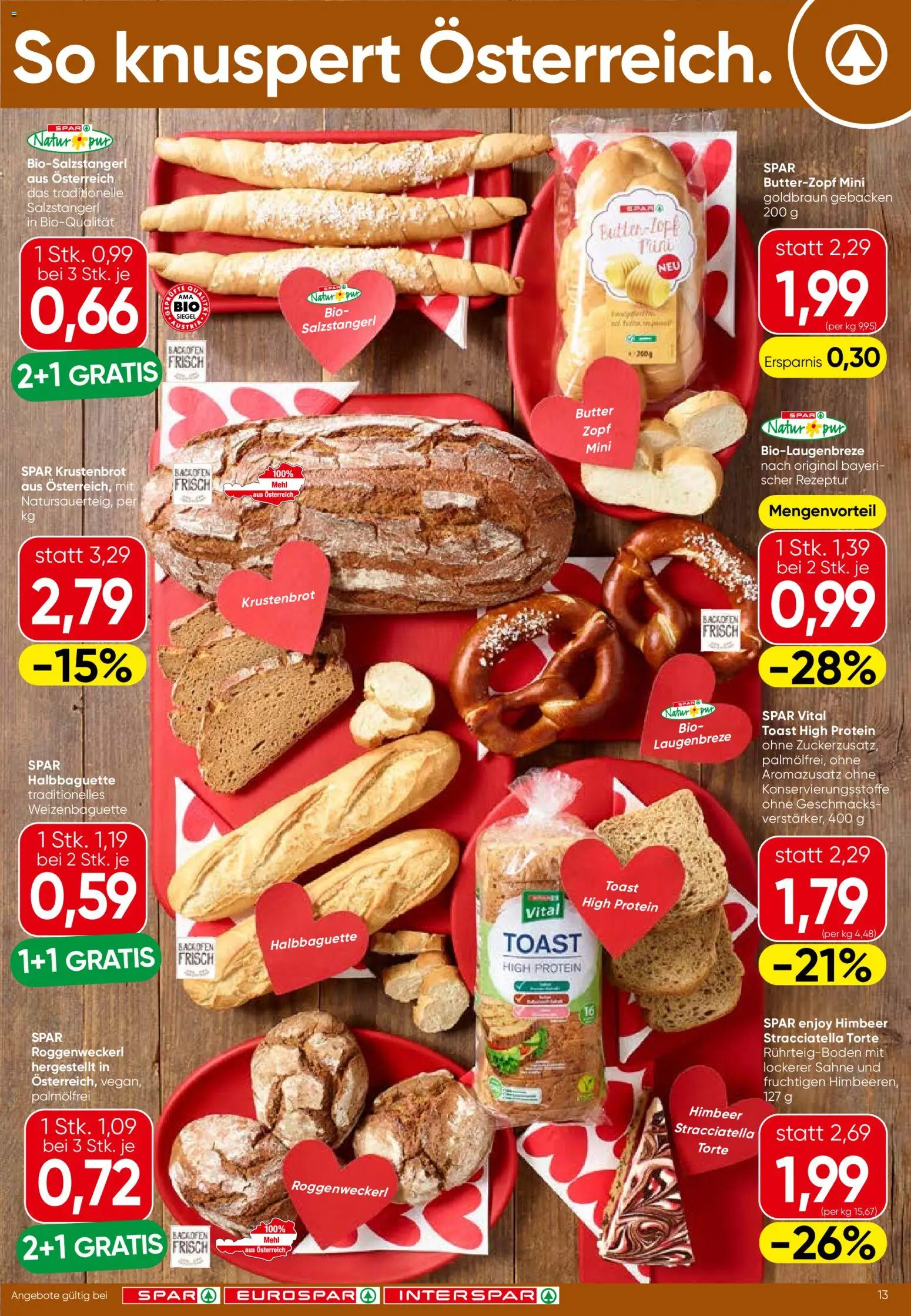 Spar Flugblatt - Oberösterreich gültig ab 13.05.2026 | Seite: 13