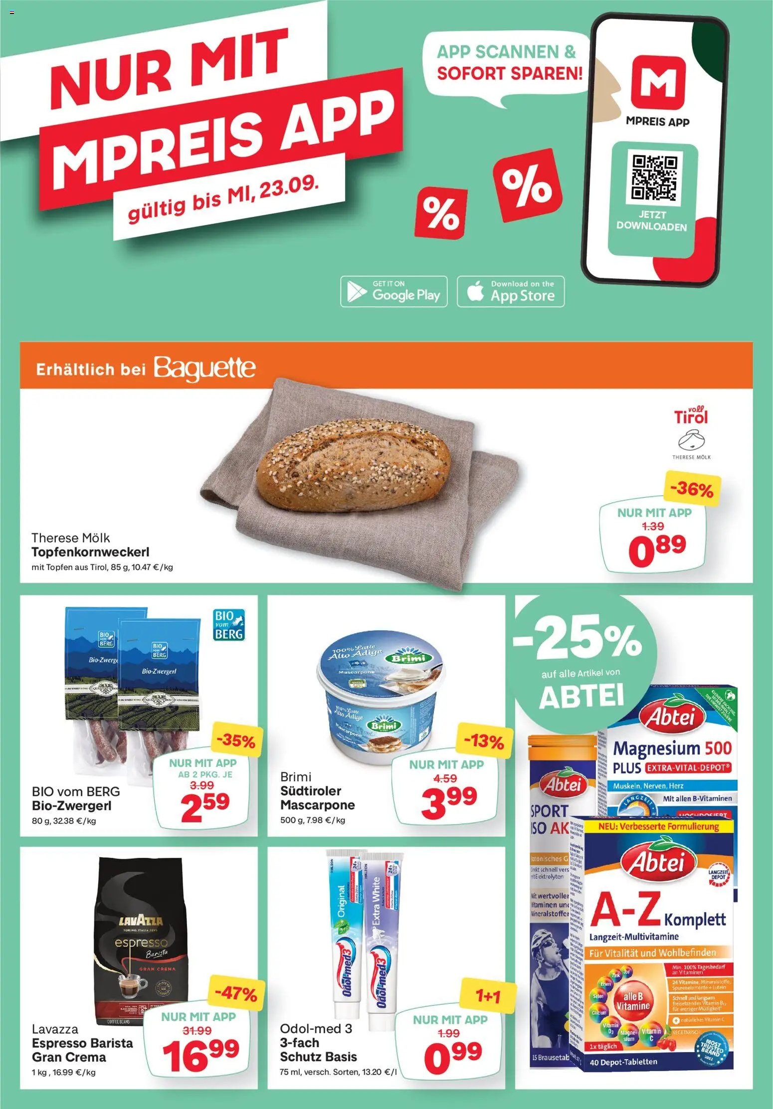 MPREIS Flugblatt gültig ab 10.09.2026 | Seite: 13 | Produkte: Baguette