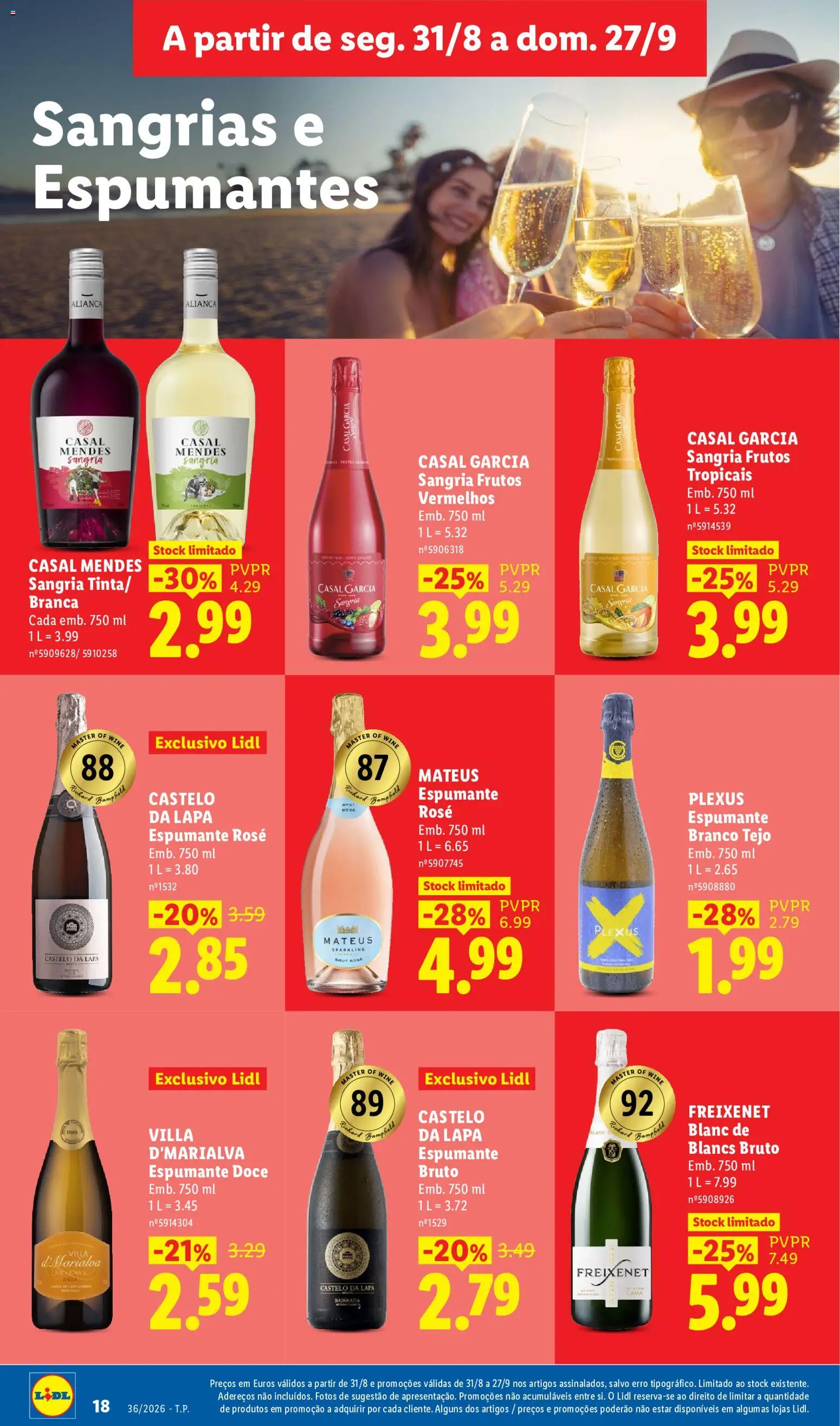 Lidl Folheto Especial │ válido de 31/08/2026 | Página: 18 | Produtos: Espumante, Aliança