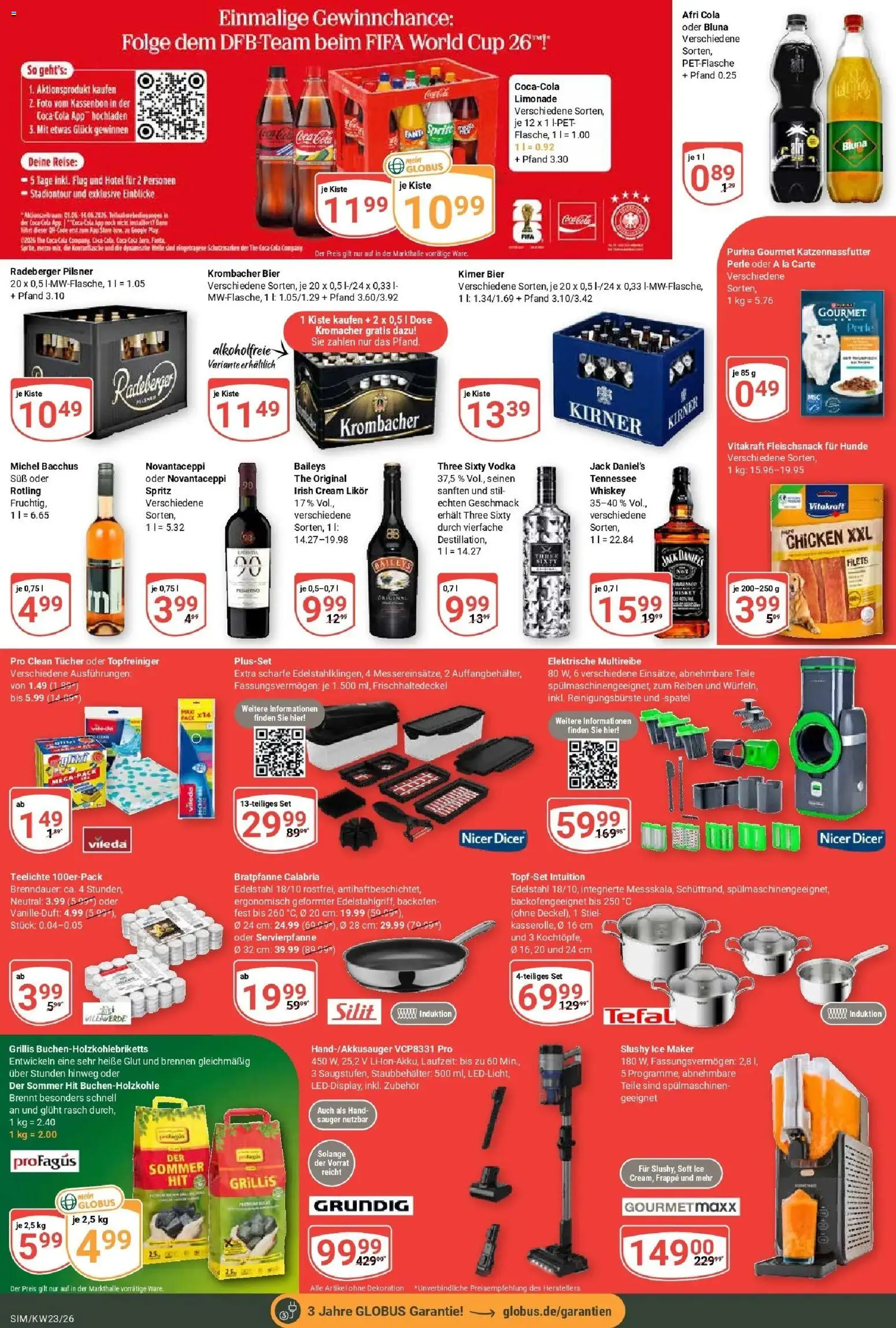 Globus Prospekt Simmern – gültig ab 01.06.2026 | Seite: 5 | Produkte: Sprite, Jack Daniel's, Limonade, Baileys