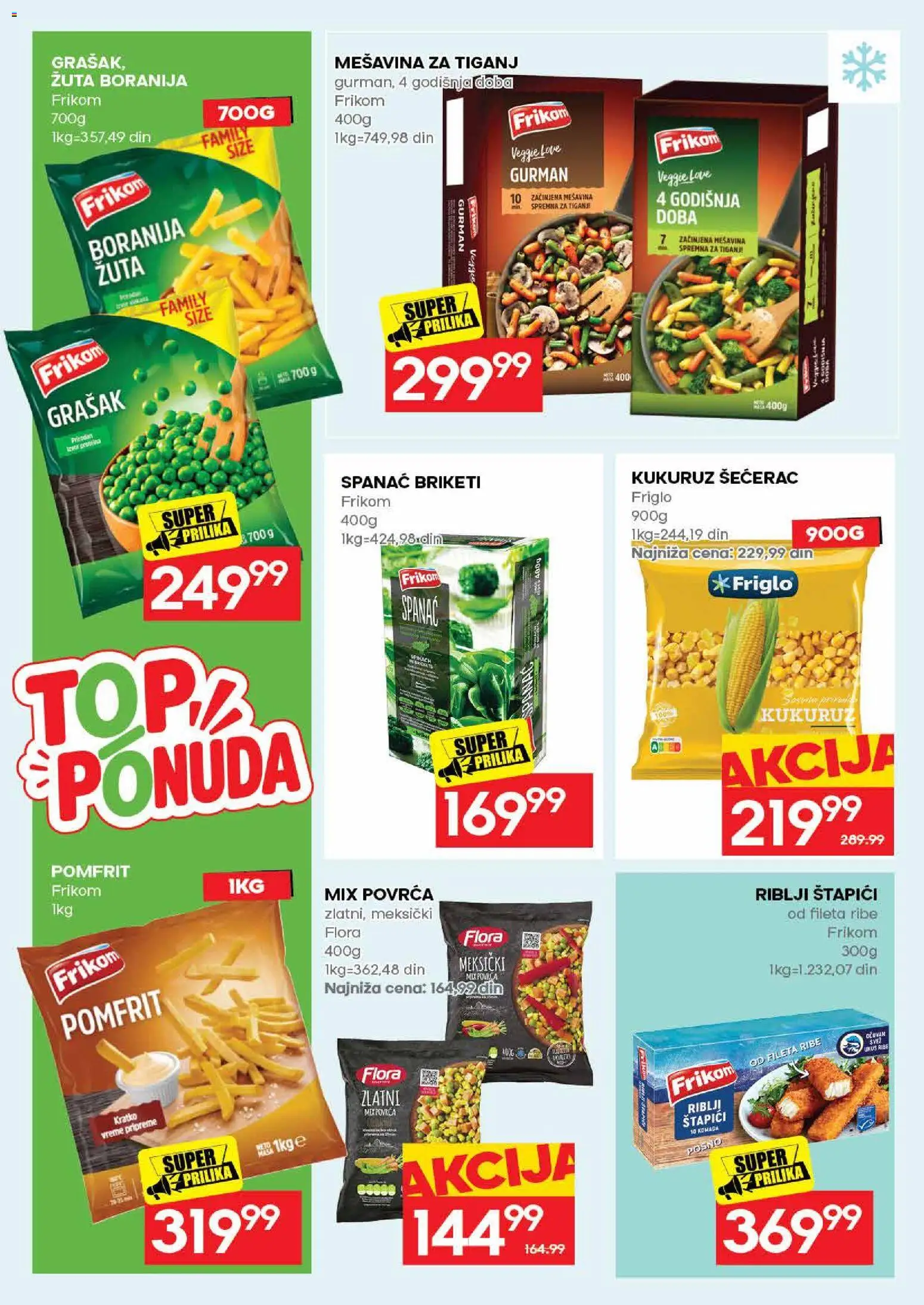 Roda katalog - važi od 17.08.2026 | Strana: 22 | Proizvode: Spanać, Grašak, Briketi, Tiganj