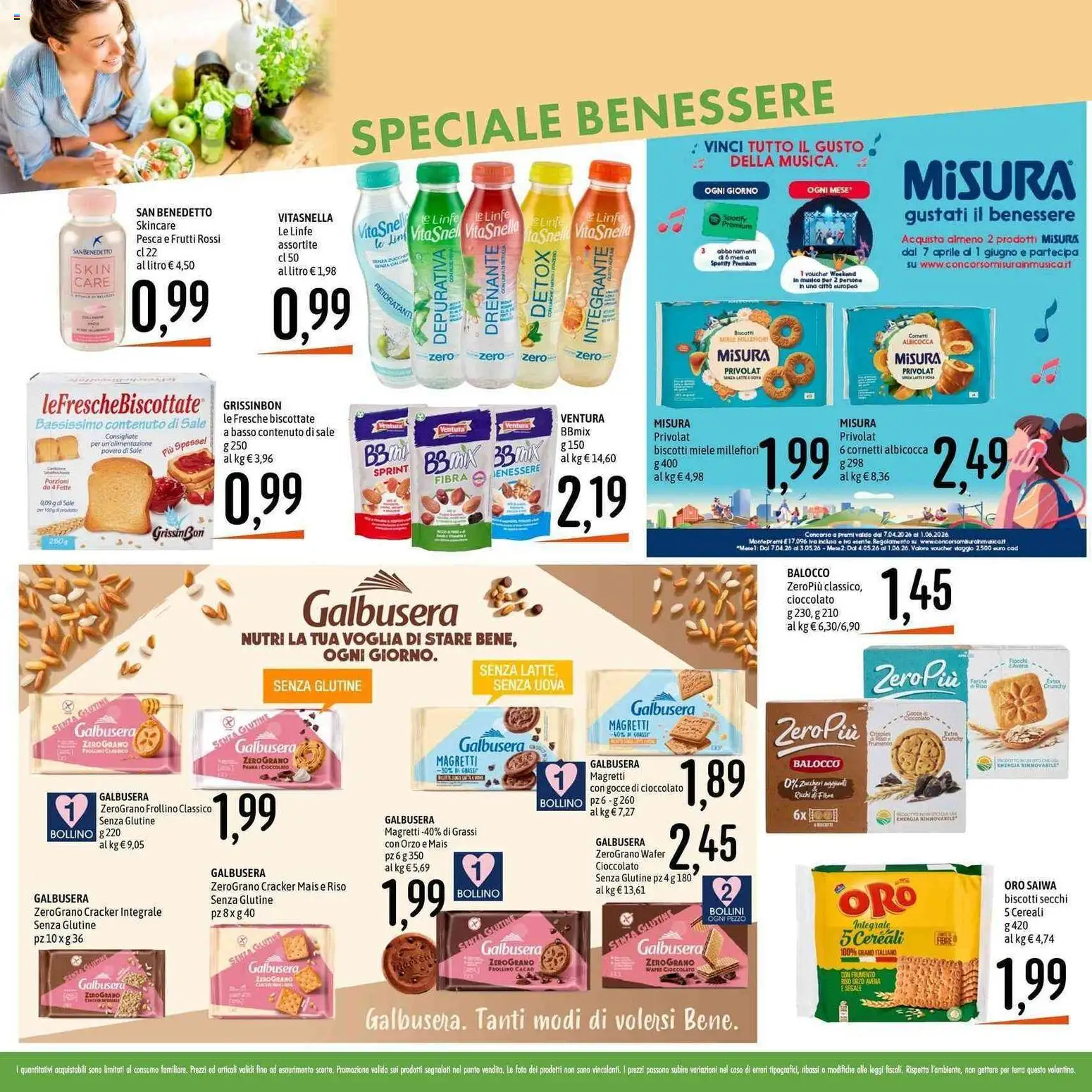Volantino Emisfero del 30.04.2026 | Pagina: 8 | Prodotti: Riso, Biscotti, Miele, Terra