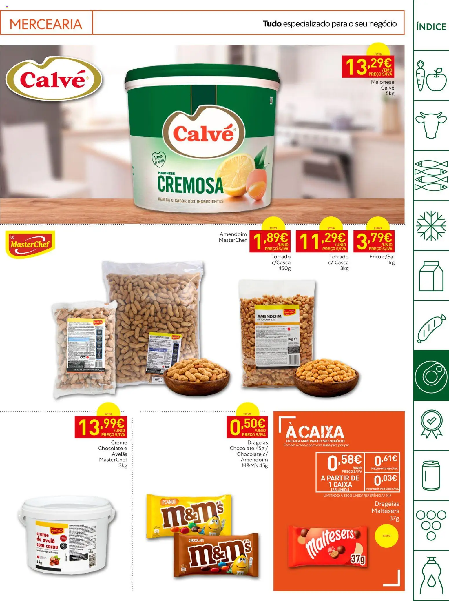 Recheio Horeca Madeira │ válido de 14/07/2026 | Página: 17 | Produtos: Avelãs, Sal, Chocolate, Creme