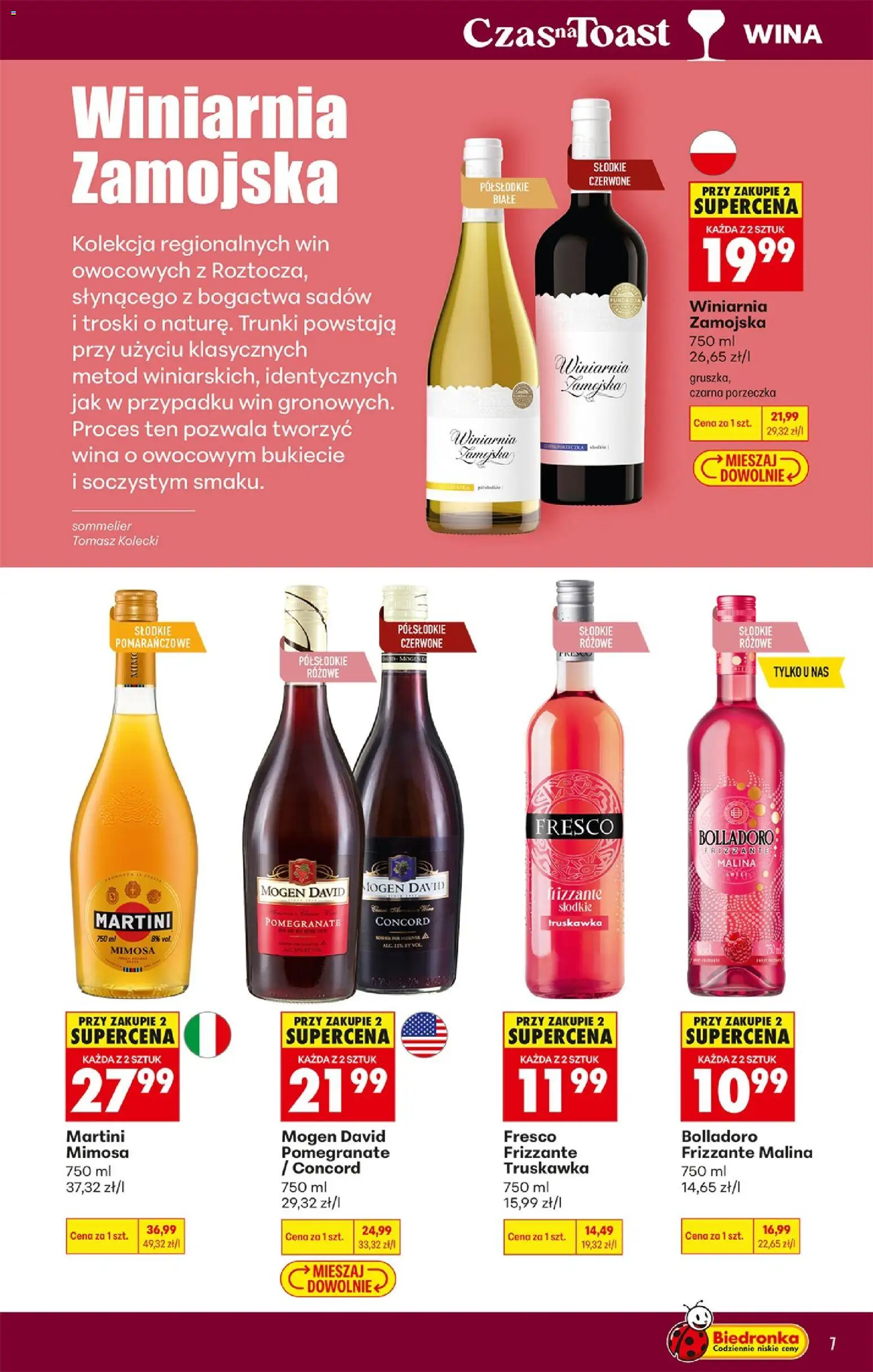 Biedronka Polsko leták - Czas na toast od 04.05.2026 | Strana: 7 | Produkty: Martini, Frizzante
