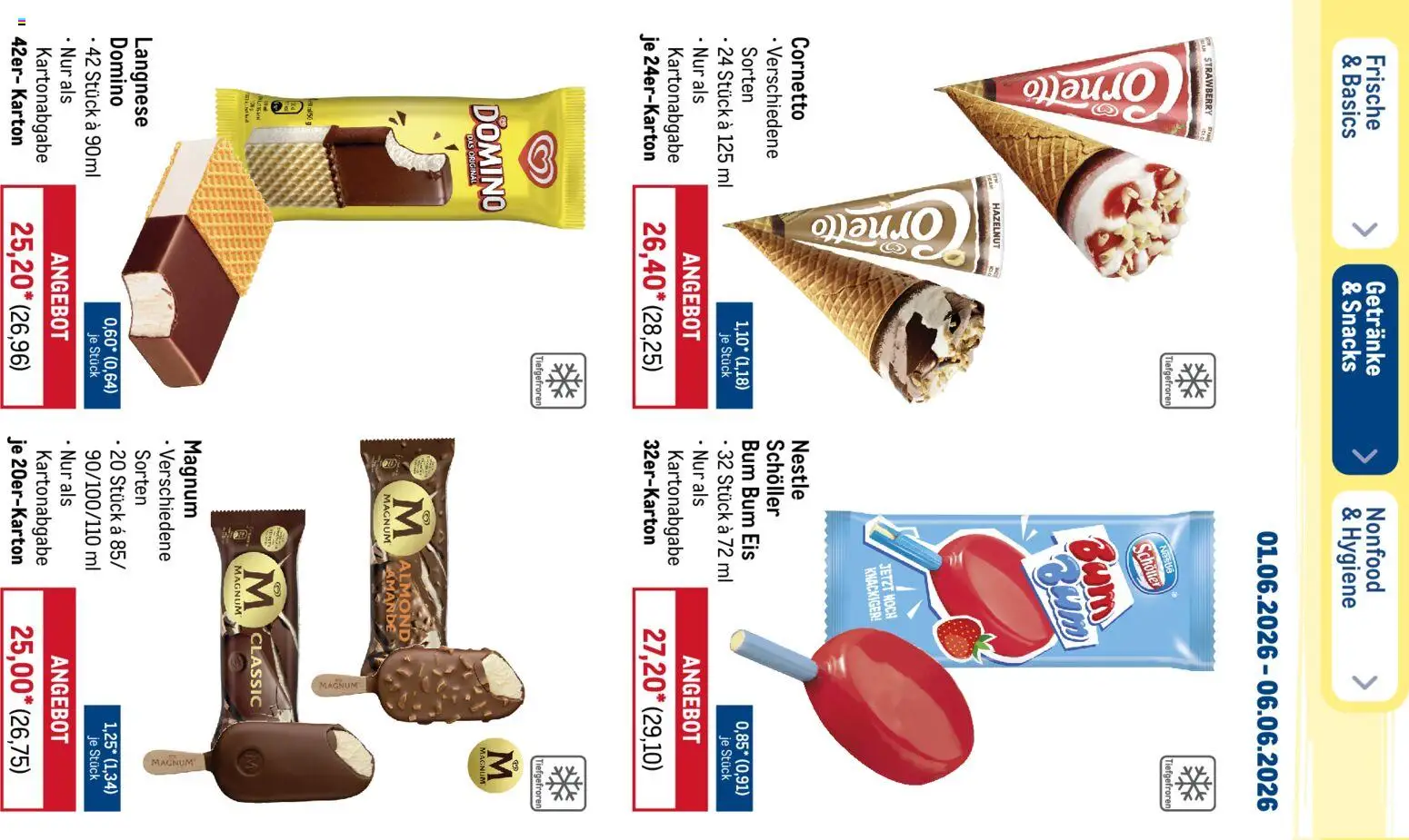 Metro Prospekt – gültig ab 01.06.2026 | Seite: 24 | Produkte: Langnese, Eis