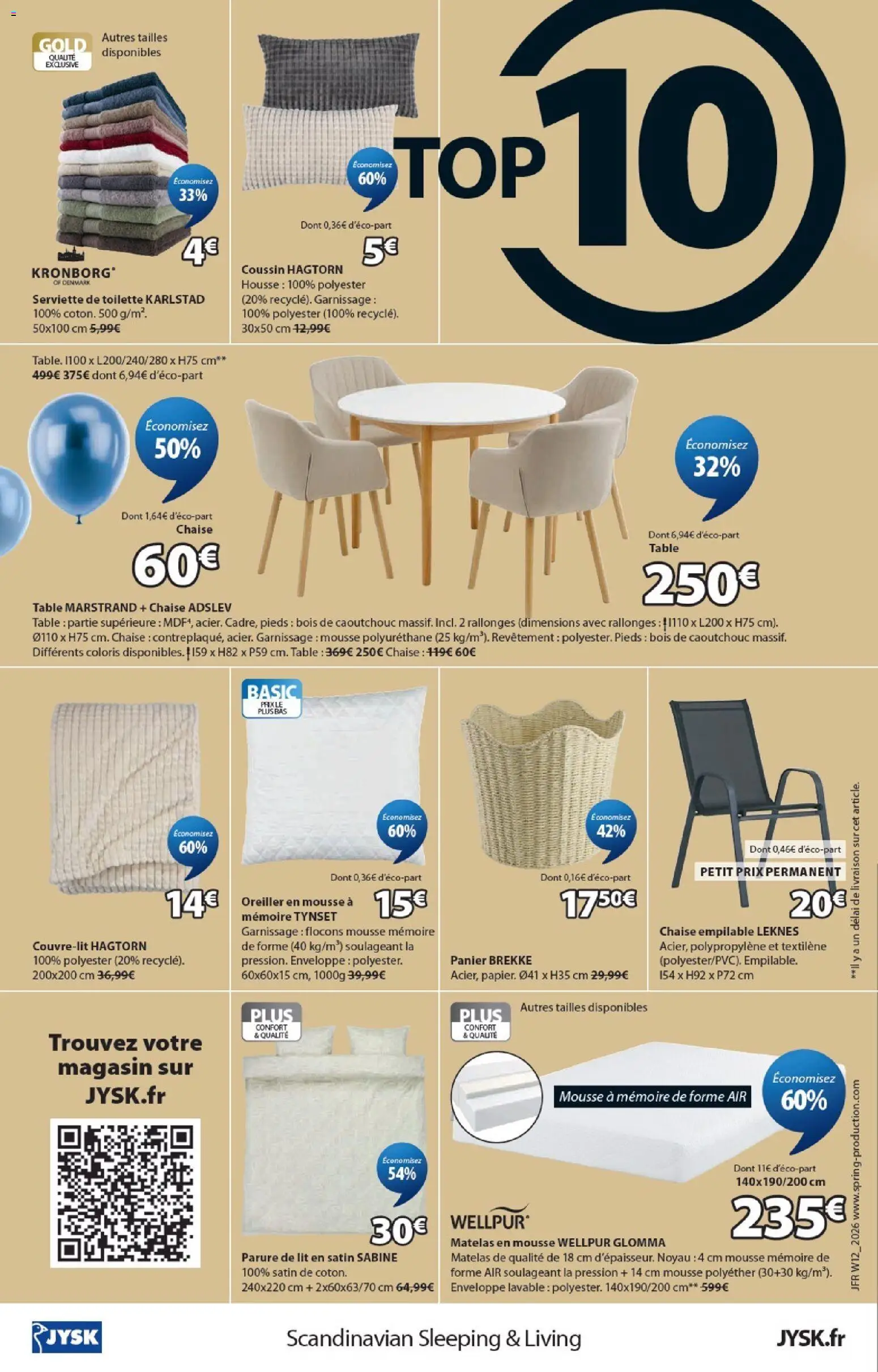 {H1} | Page: 16 | Produits: Matelas, Oreiller, Chaise, Panier