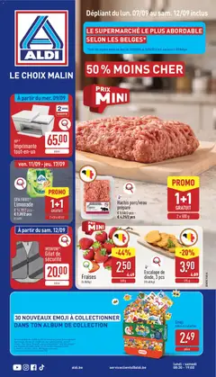 Aldi folder semaine 37 - Voorbeeld van een folder van Aldi, geldig van 07/09/2026