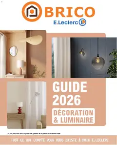 Brico E.Leclerc - Prévisualisation de Brico E.Leclerc - Guide decoration interieure valide à partir de 20/01/2026
