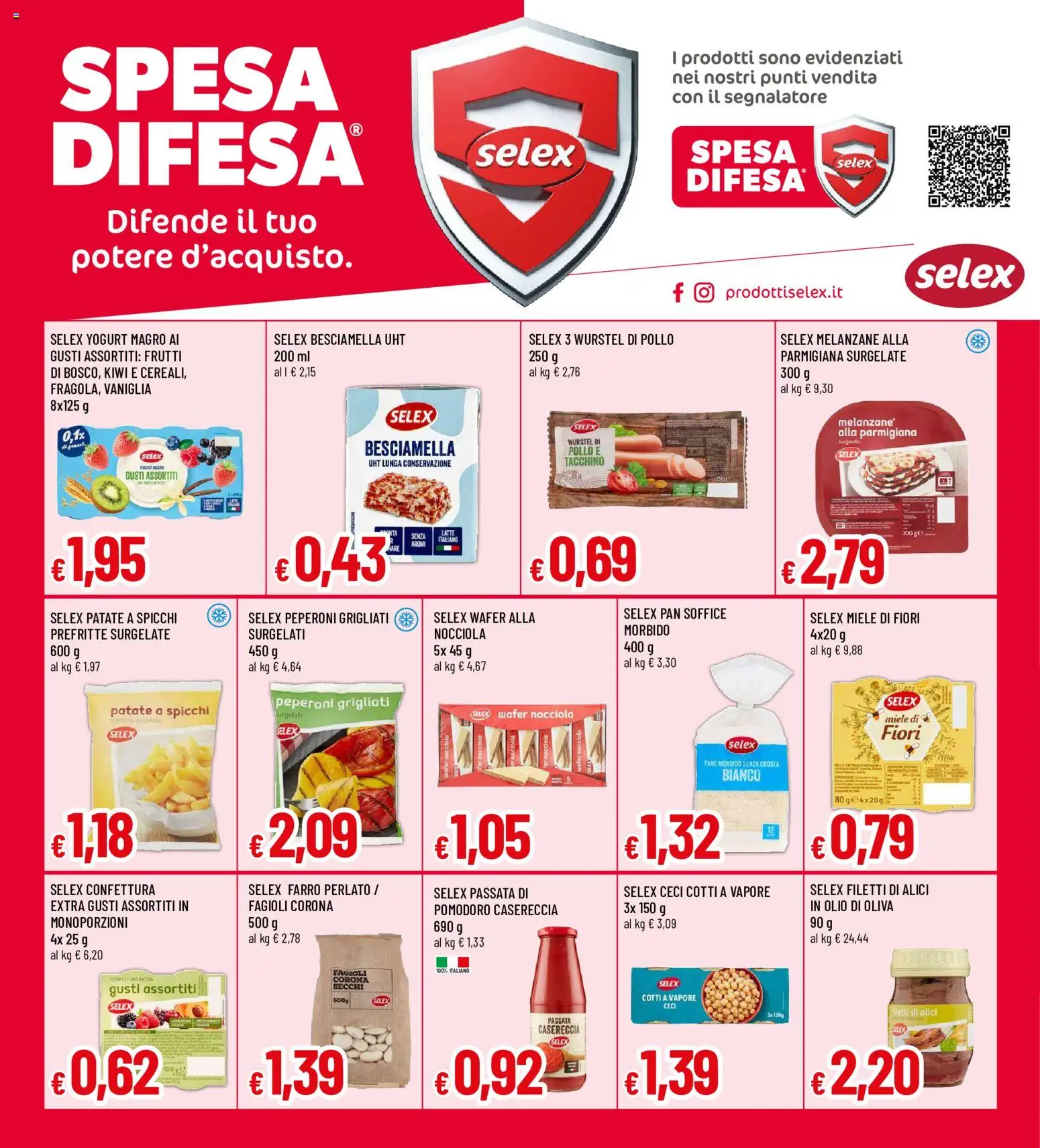 Volantino Famila del 20/08/2026 | Pagina: 14 | Prodotti: Vaniglia, Fagioli, Patate, Alici