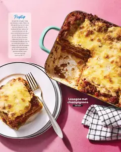 Lasagne met champignons, Lasagne met champignons - Voorbeeld van een folder van Albert Heijn, geldig van 14-08-2026 | Pagina: 40