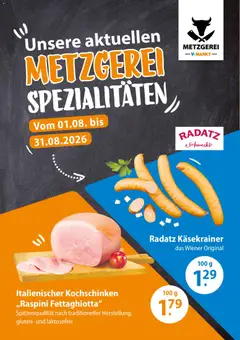 V-Markt Metzgereiangebote August ab 01.08.2026 gültig