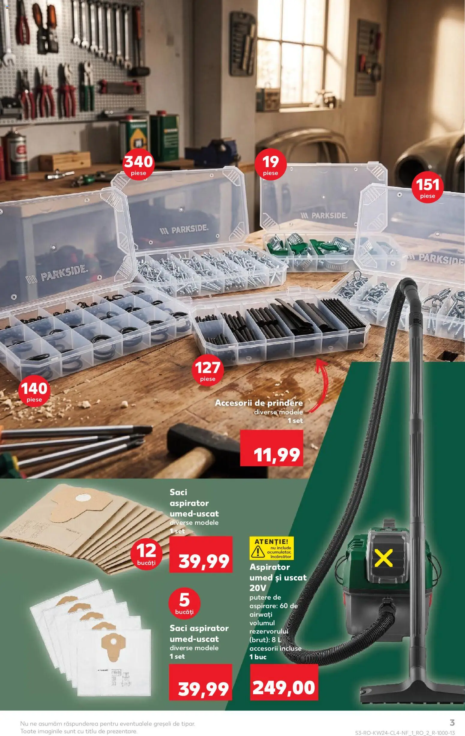 Noul catalog Kaufland – valabil de la 10.06.2026 | Pagină: 3 | Produse: Încărcător, Aspirator
