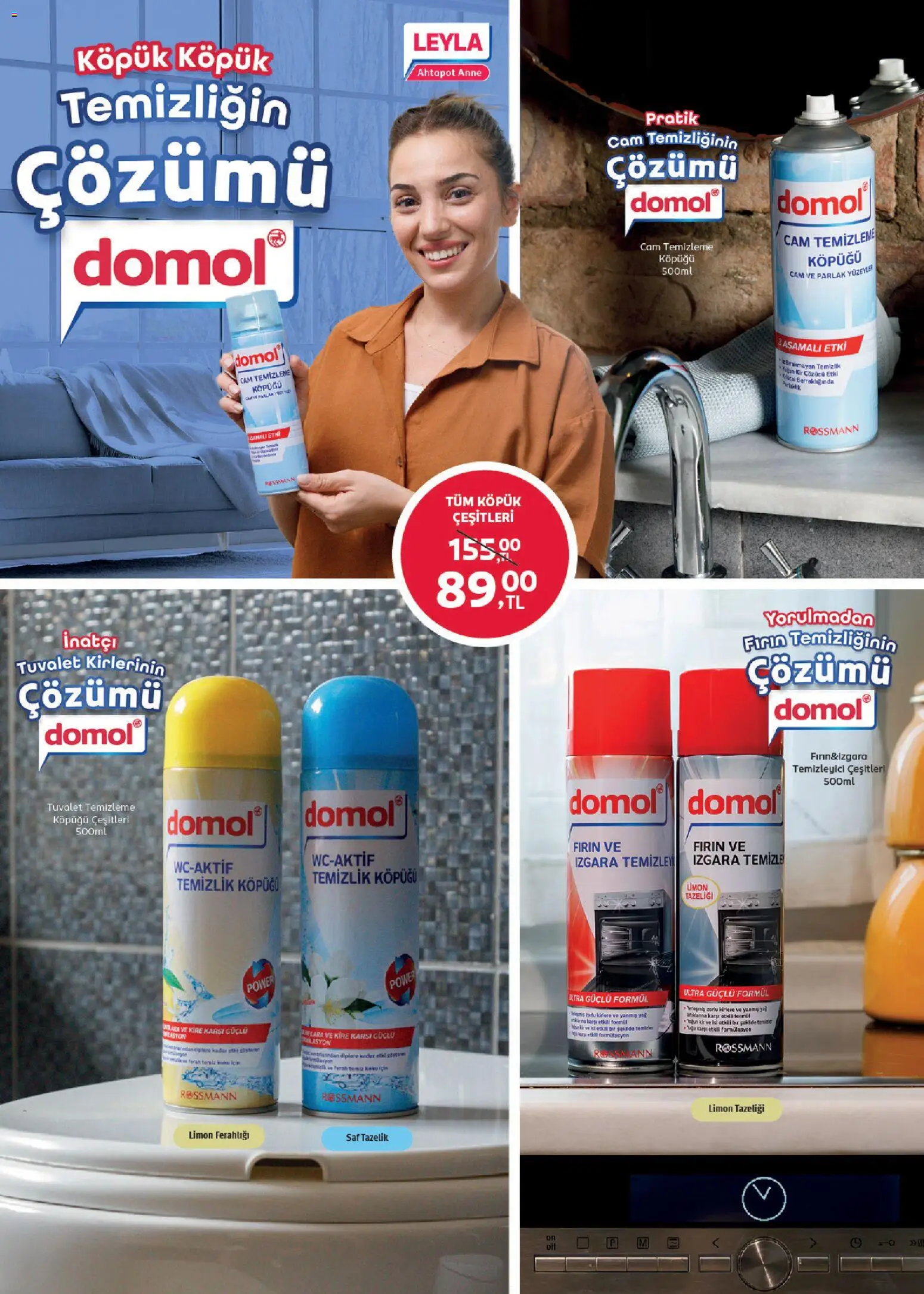 Rossmann - Mayıs Ev & Yaşam Kataloğu - 30.04.2026 tarihinden itibaren geçerlidir | Sayfa: 9 | Ürünler: Tuvalet, Limon, Ahtapot, Fırın