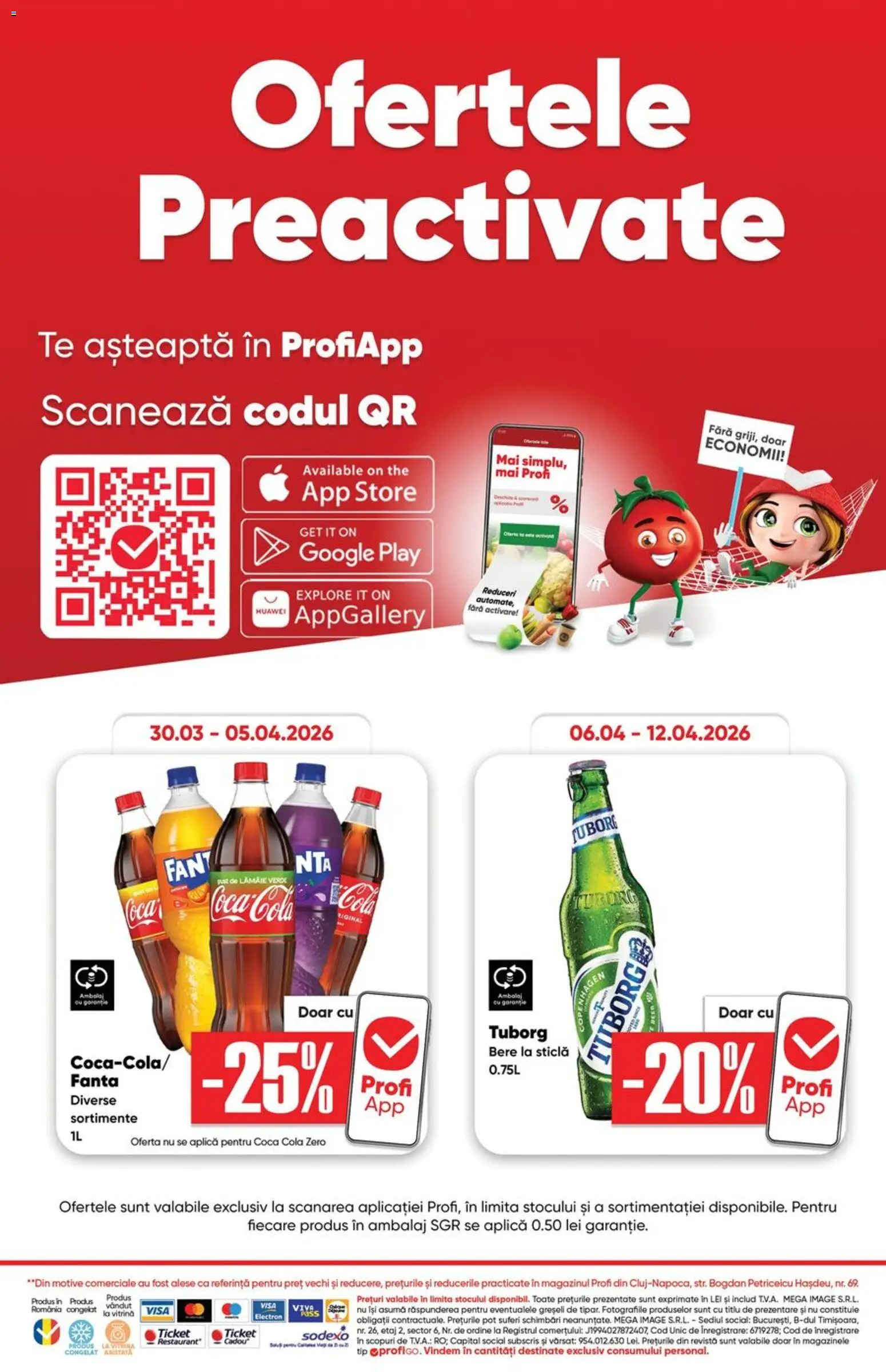 Noul catalog Profi – valabil de la 01.04.2026 | Pagină: 9 | Produse: Pat, Amerikan servis, Bere, Lămâie