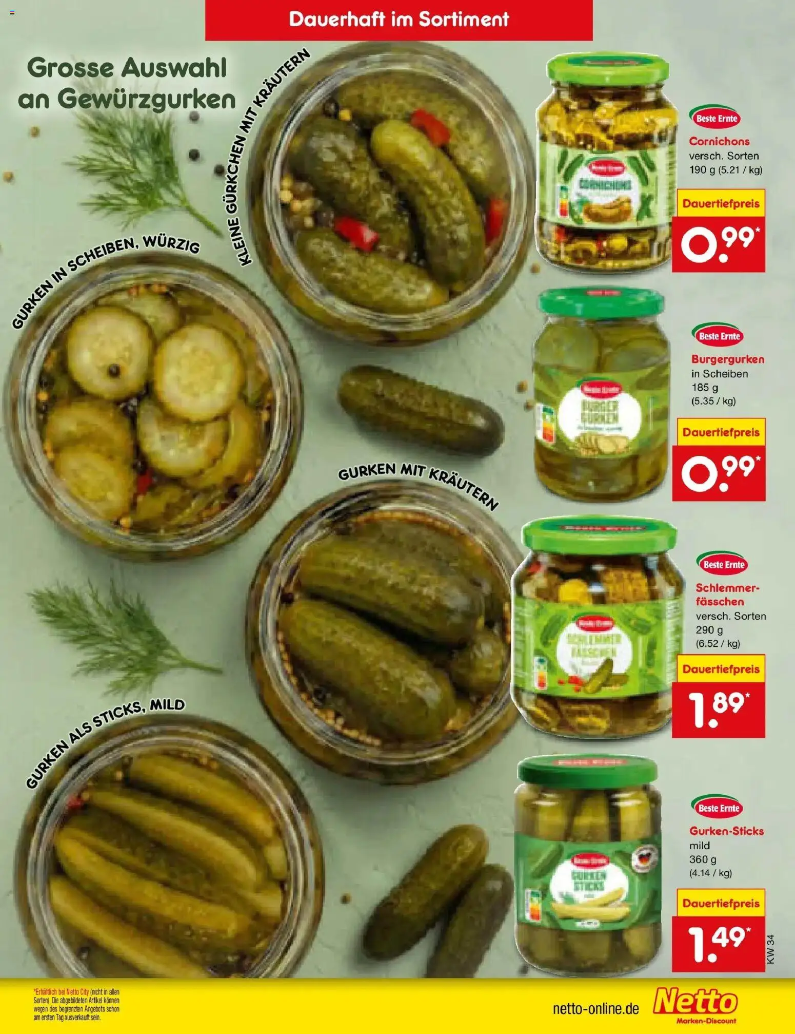 Netto Marken-Discount Prospekt Hamburg – gültig ab 17.08.2026 | Seite: 55 | Produkte: Gurken