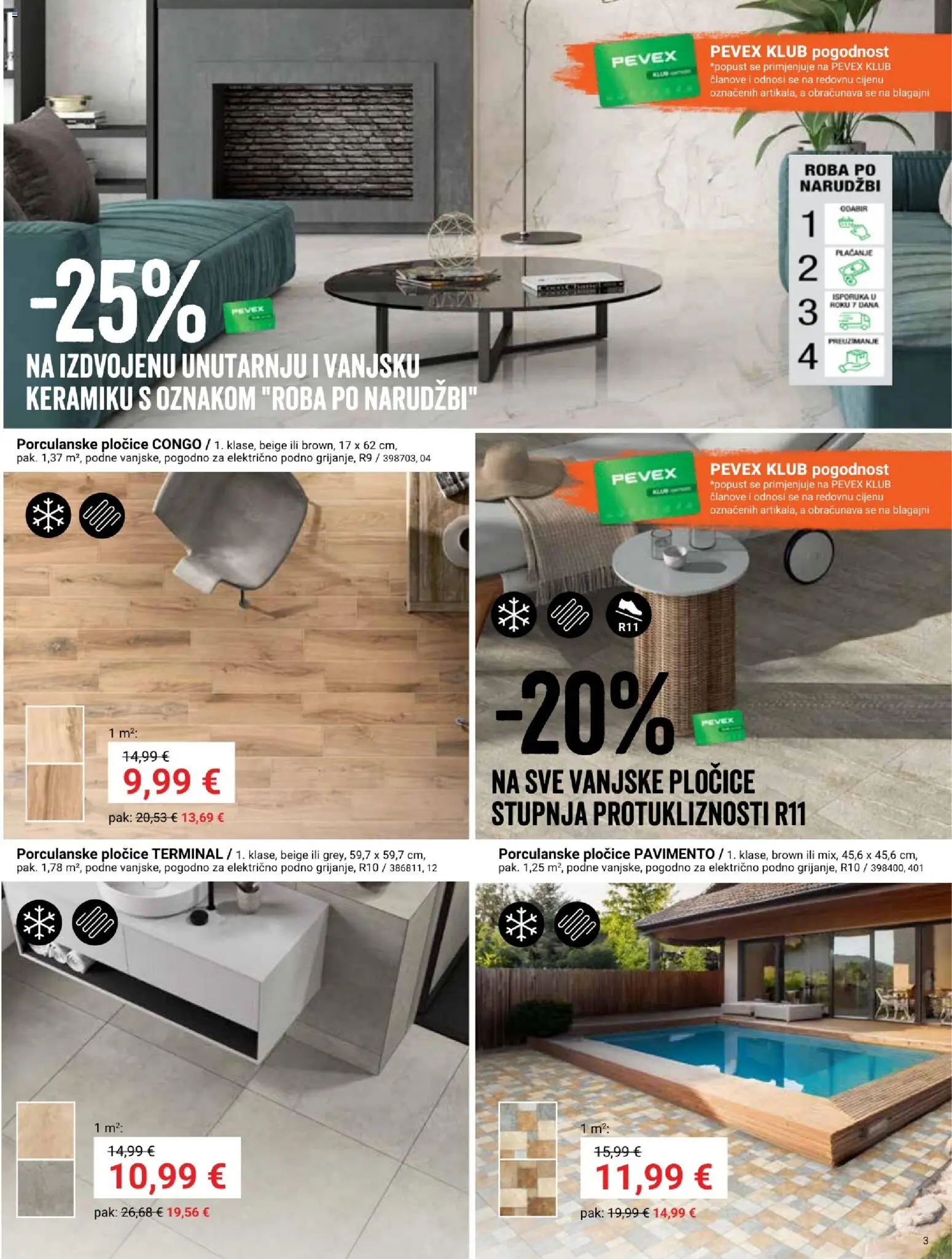 Pevex katalog | vrijedi od 28.05.2026 | Stranica: 3 | Proizvodi: Pločice