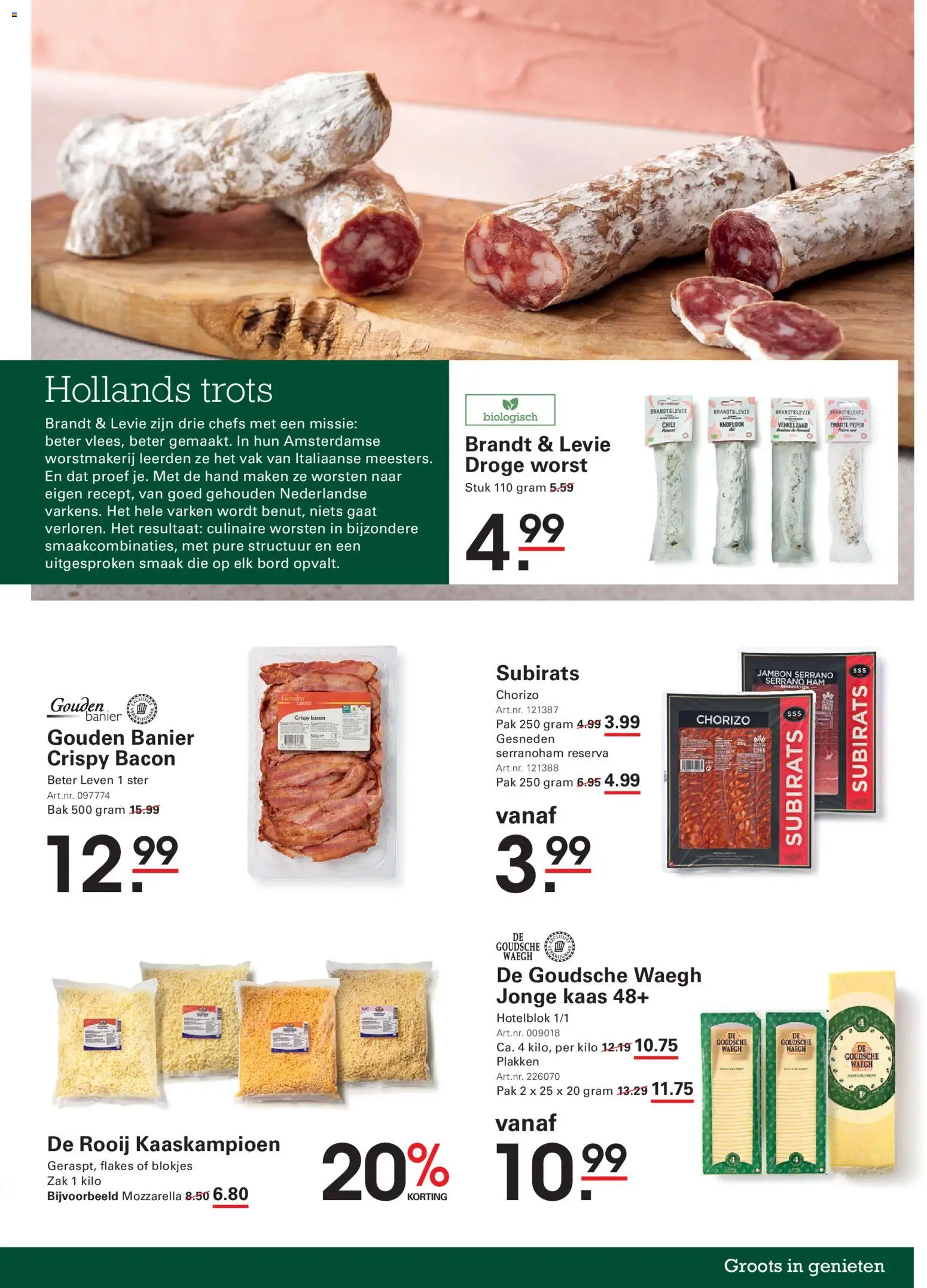 {H1} | Pagina: 31 | Producten: Bacon, Chorizo, Jonge kaas, Knoflook