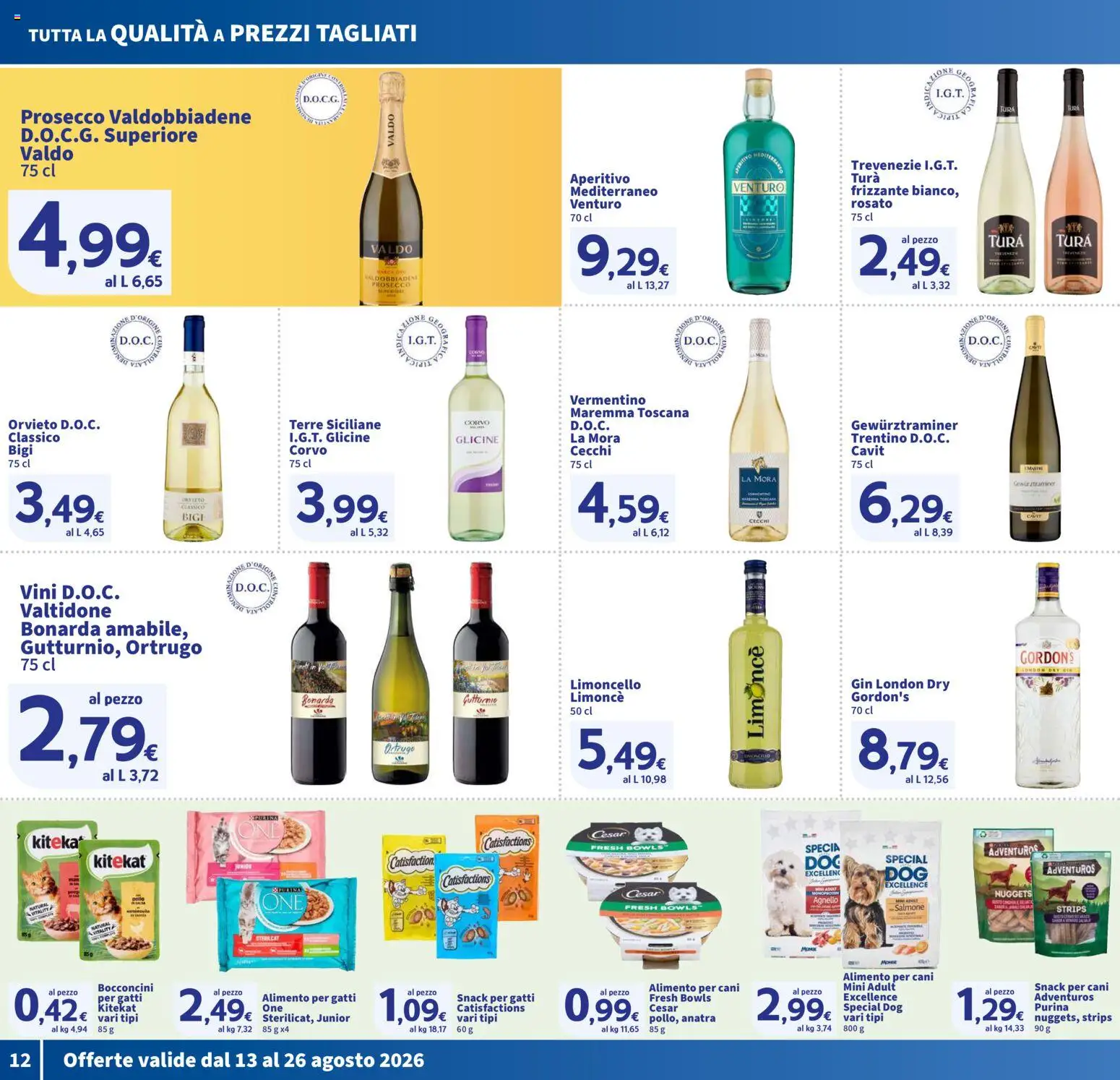 Volantino SIGMA del 13/08/2026 | Pagina: 12 | Prodotti: Salmone, Prosecco, Agnello, Anatra