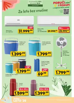 PerSu katalog Super leto - pregled PerSu kataloga - važi od 15.06.2026 | Strana: 16 | Proizvode: Ventilator, Termos, Frižider, Klima