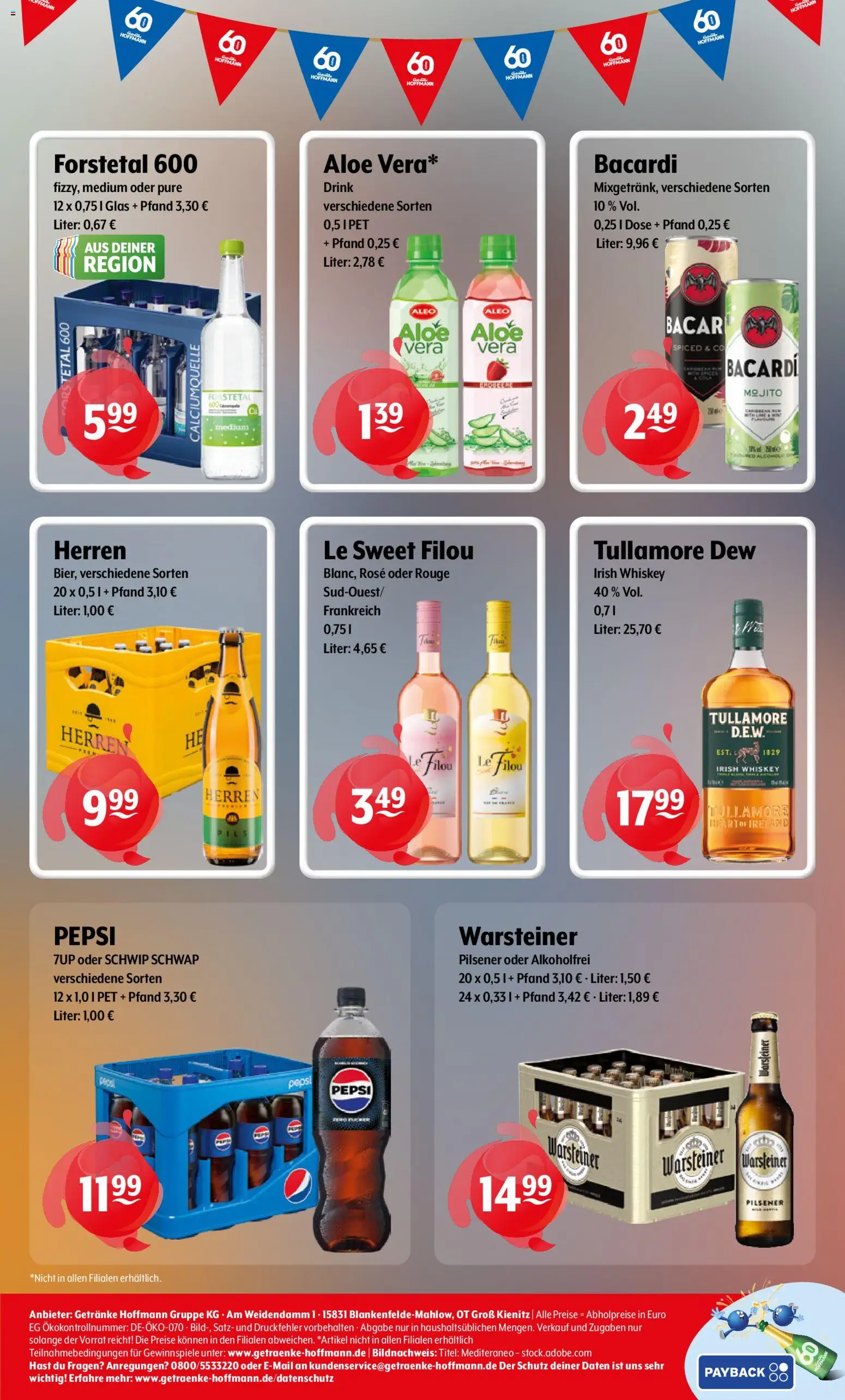 Getränke Hoffmann - Nordrhein - Westfalen – gültig ab 15.06.2026 | Seite: 8 | Produkte: Schwip schwap, Rouge, Pepsi, Whiskey