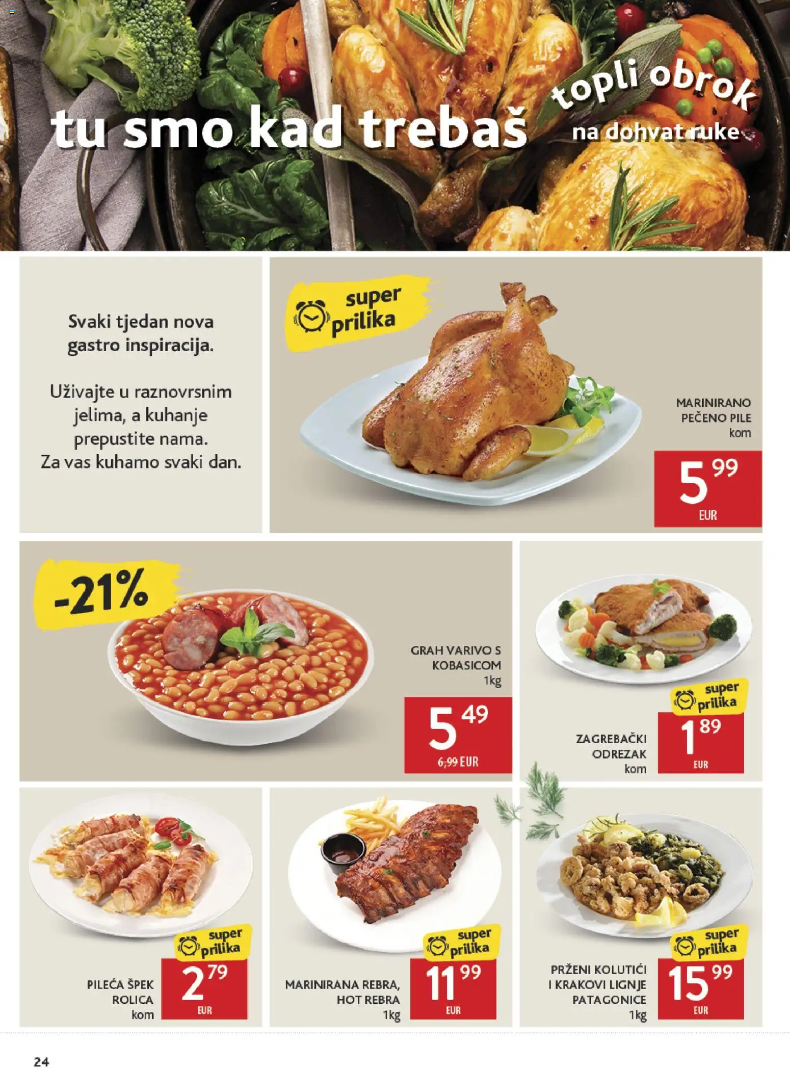 Konzum HR akciós ujság - amely érvényes a következő dátumtól: 2026.09.16. | Oldal: 24 | Termékek: Vas