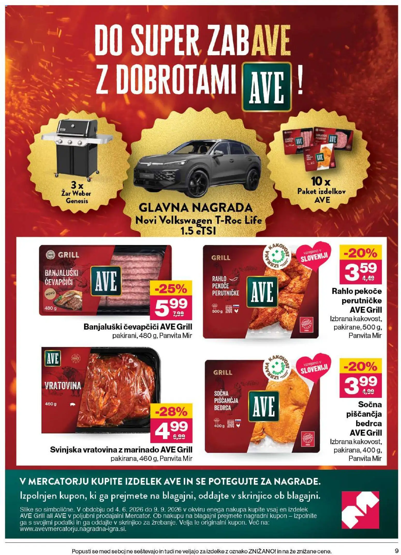 Novi Mercator katalog ponudbe – veljaven od 06.08.2026 | Stran: 9
