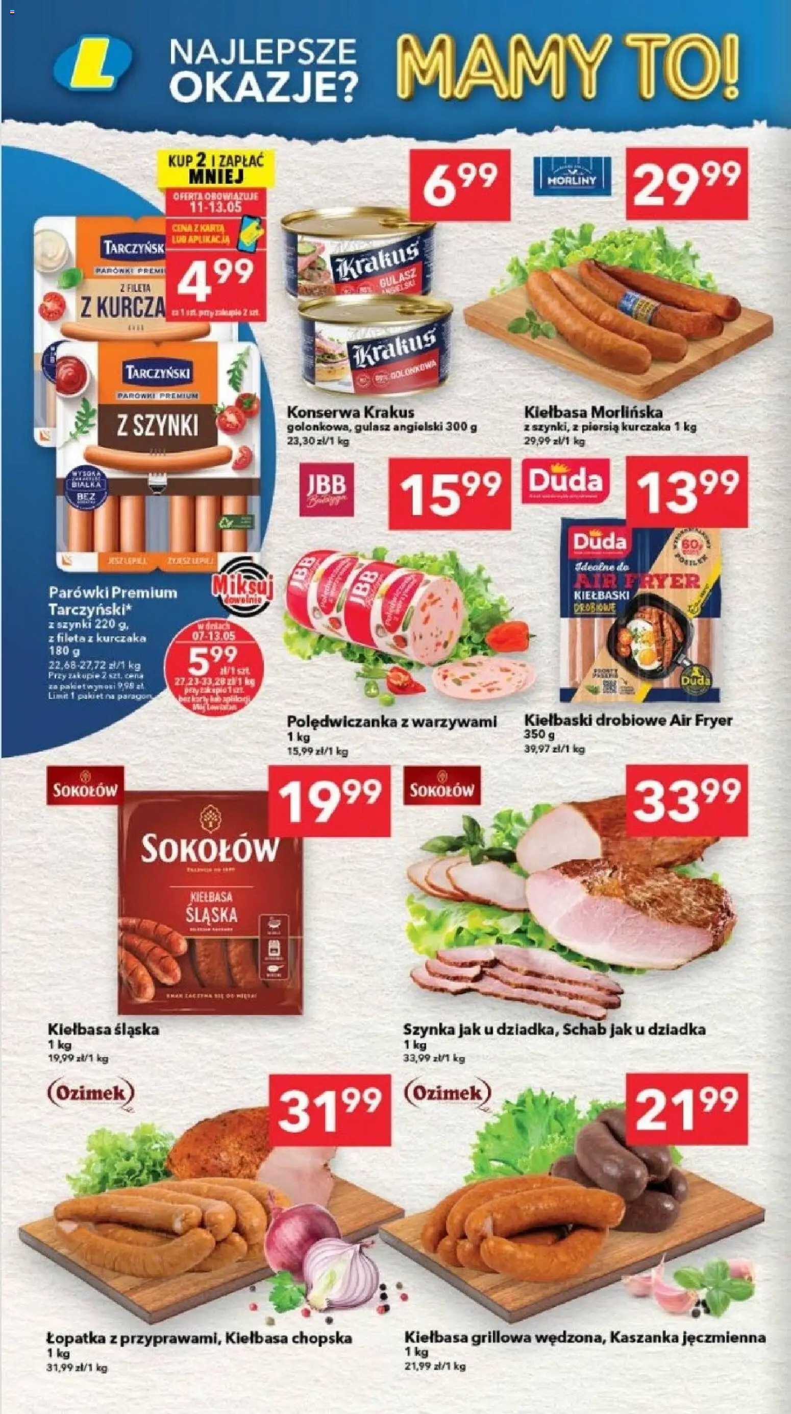 Lewiatan gazetka - Szczecin od 07.05.2026 | Strona: 2 | Produkty: Karta, Schab, Parówki, Szynka