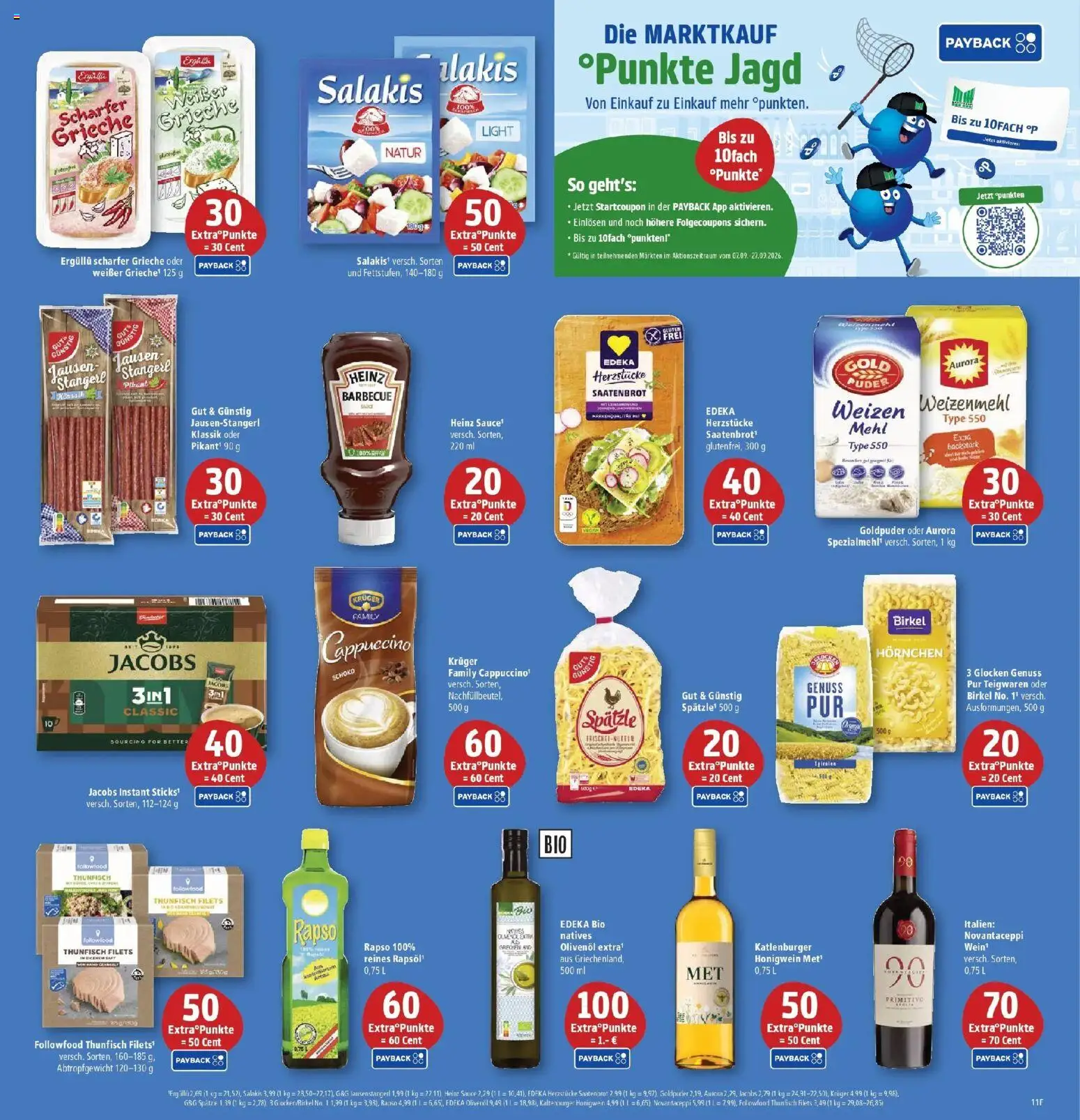Marktkauf Prospekt Friedrichshafen (ab 21.09.2026) » Angebote online | Seite: 15 | Produkte: Mehl, Thunfisch, Puder, Salakis
